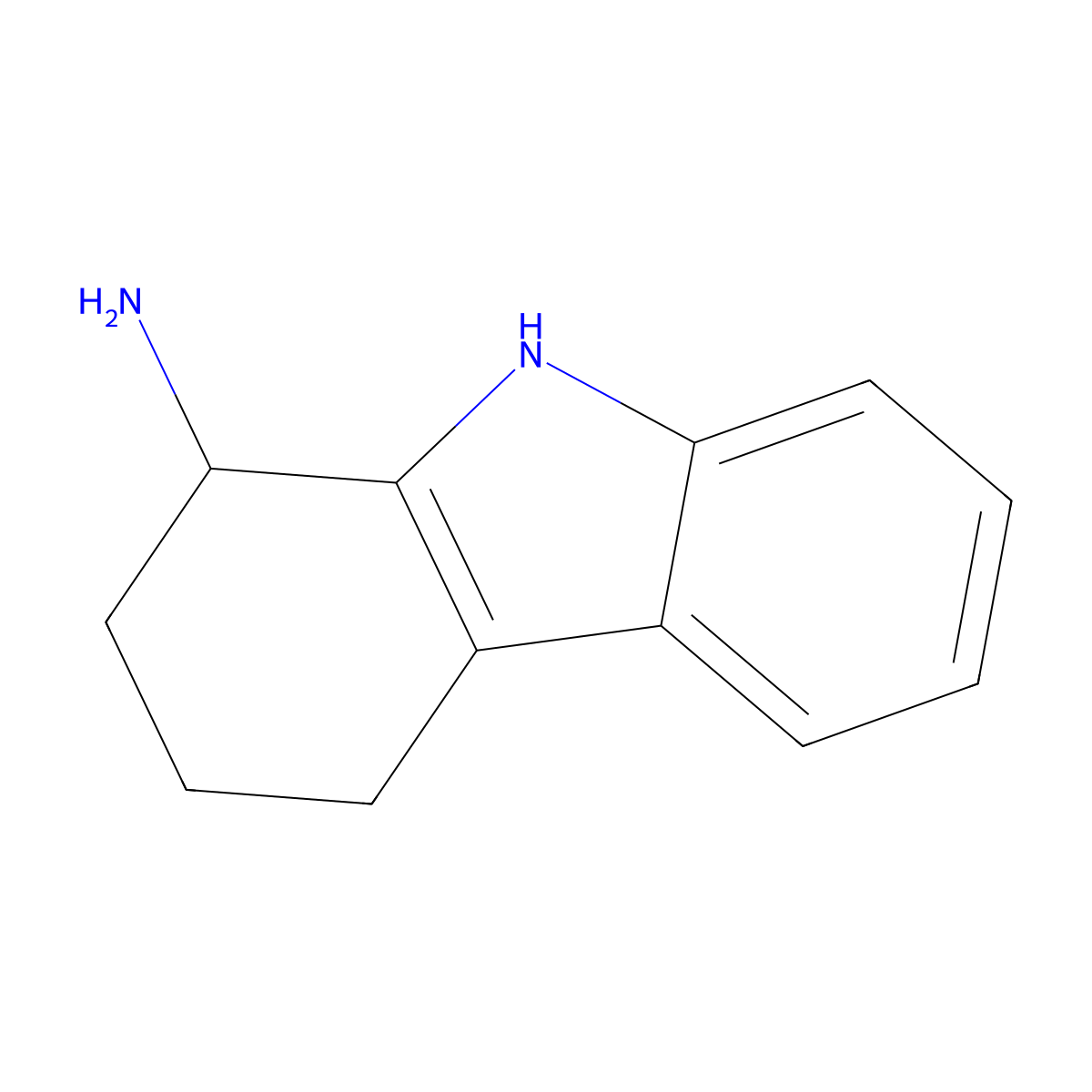 2,3,4,9-tetrahydro-1H-carbazol-1-amine molecular structure, CAS 118498-95-6