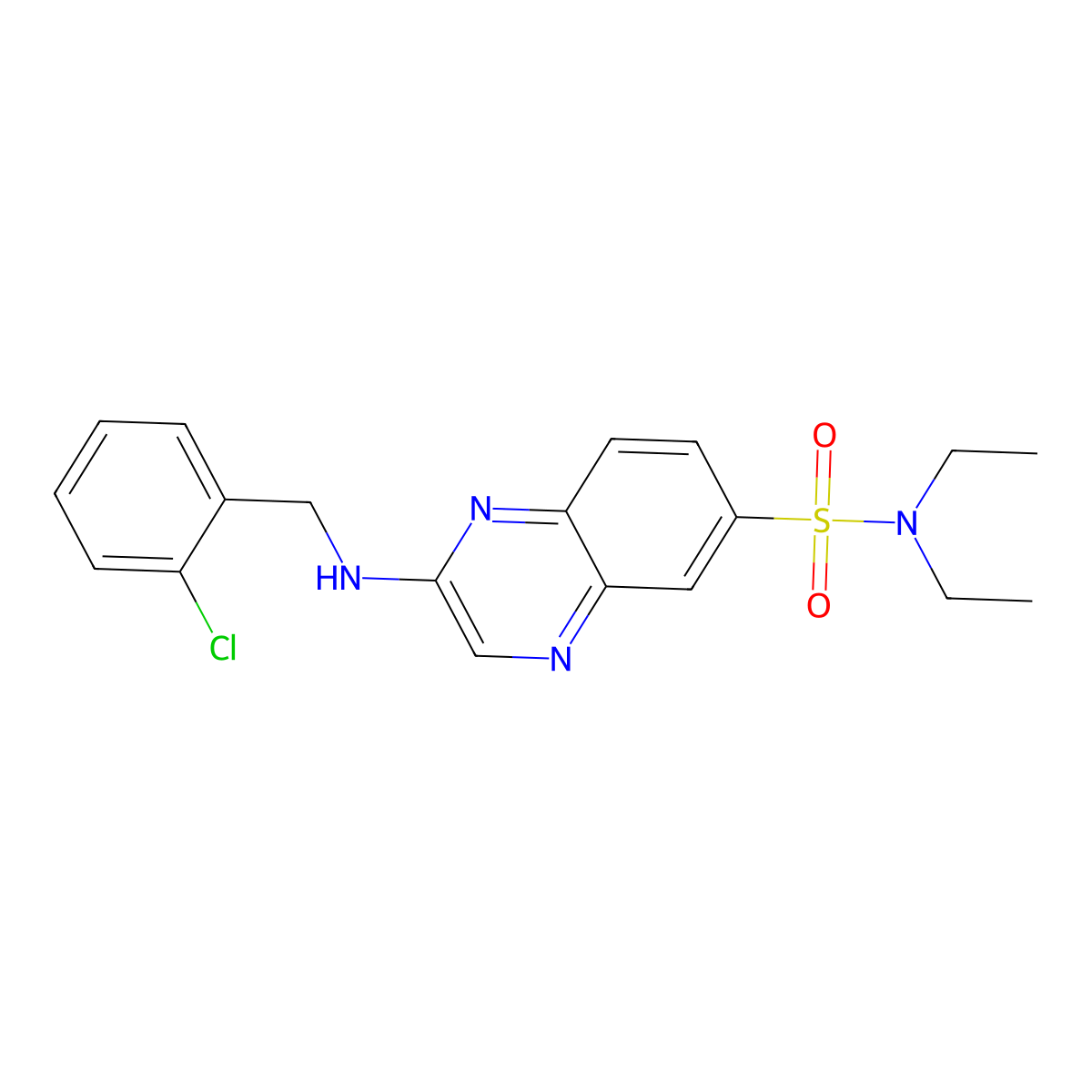 7-(4-chlorophenyl)-2-(4-fluorophenyl)imidazo[1,2-a]pyrazin-8(7H)-one molecular structure, CAS 1184993-33-6
