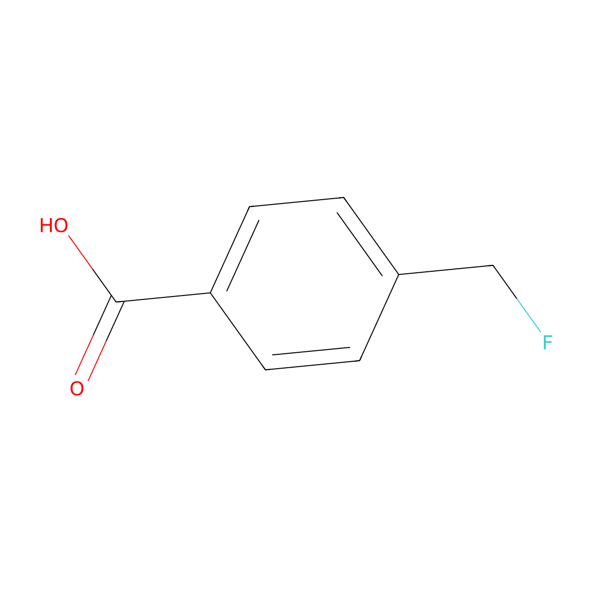 4-(Fluoromethyl)benzoic acid molecular structure, CAS 118507-45-2