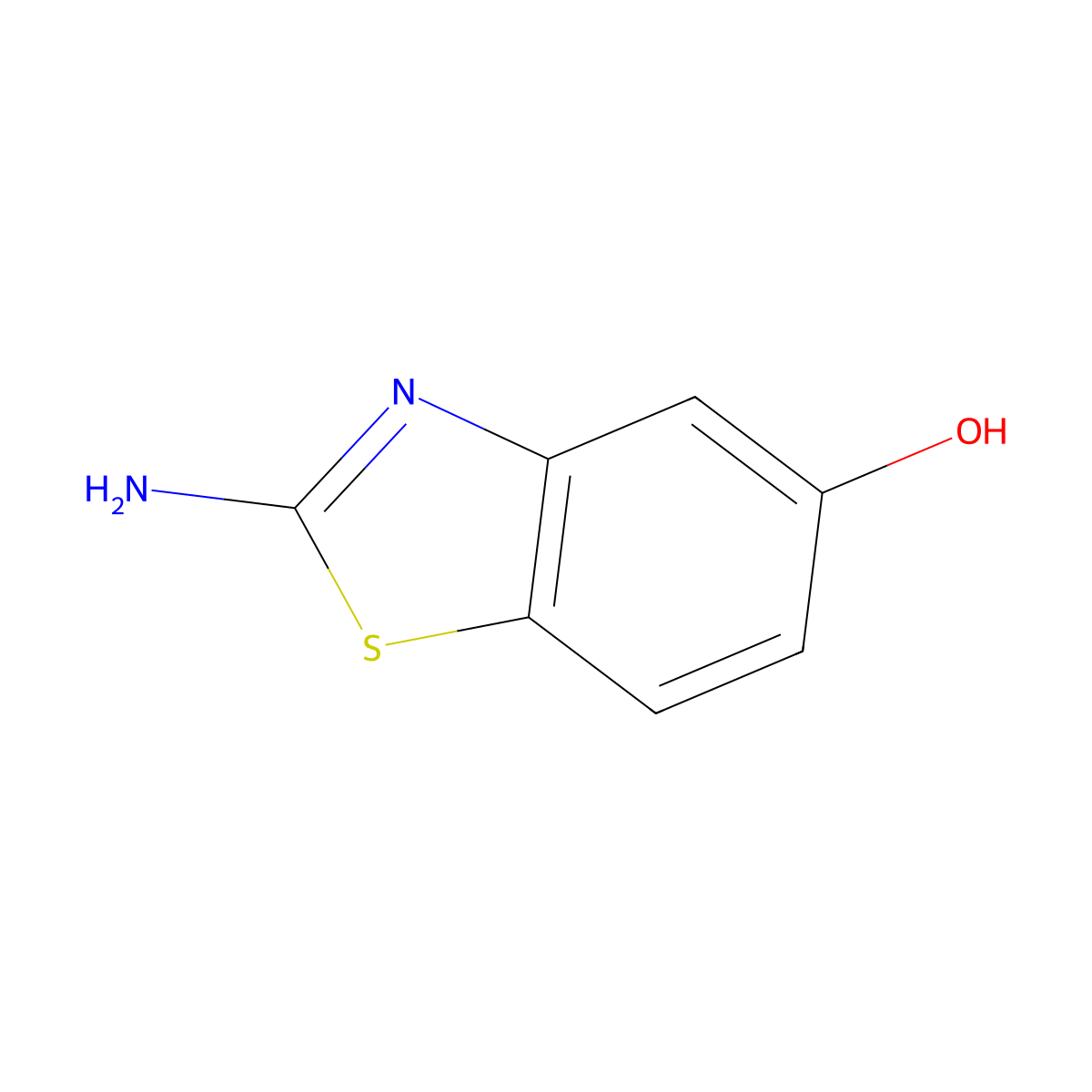 2-Amino-1,3-benzothiazol-5-ol molecular structure, CAS 118526-19-5