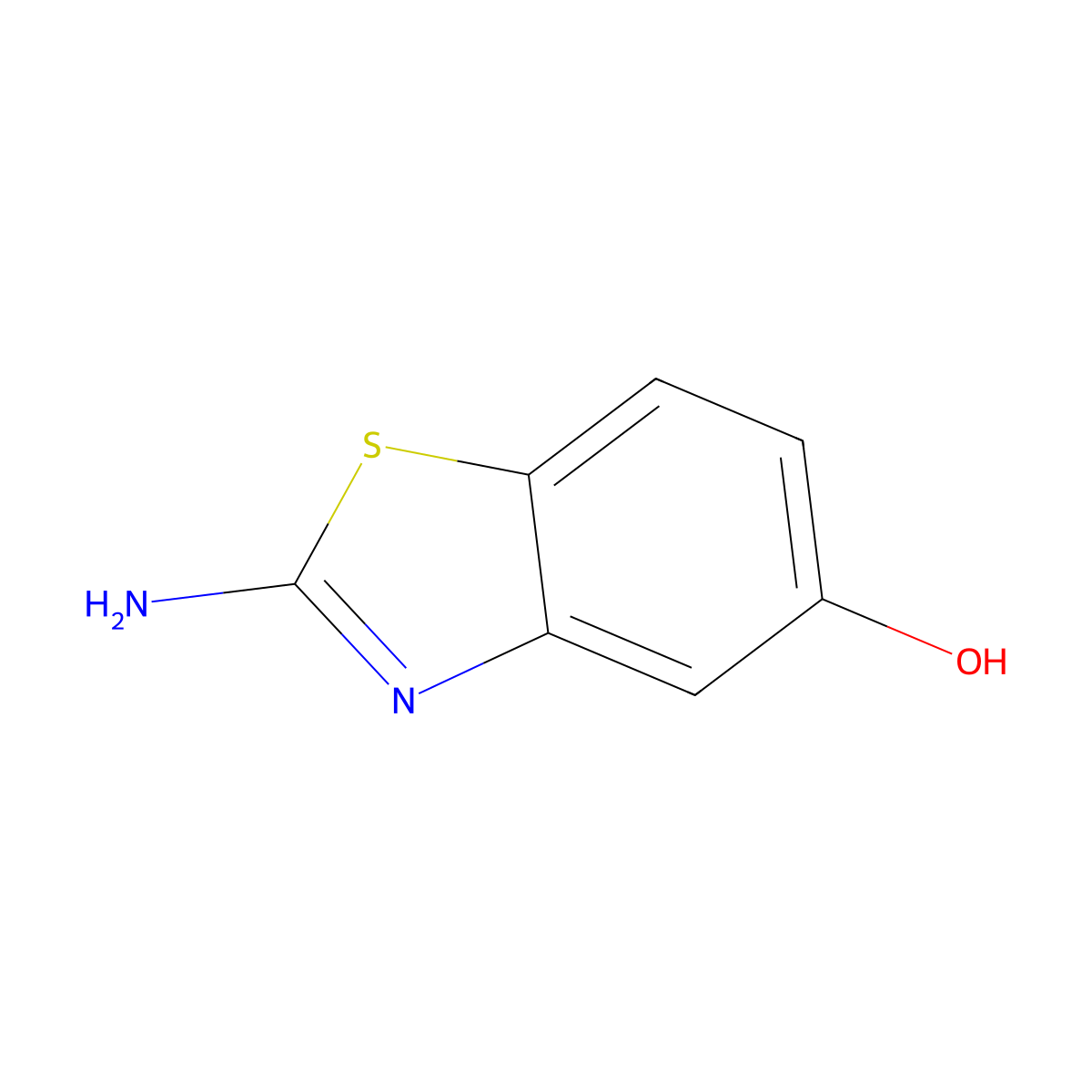 2-Amino-1,3-benzothiazol-5-ol molecular structure, CAS 118526-19-5