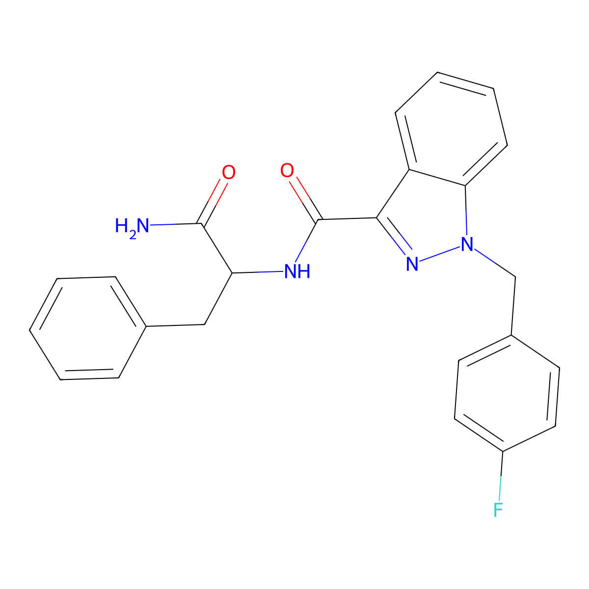 App-fubinaca molecular structure, CAS 1185282-03-4