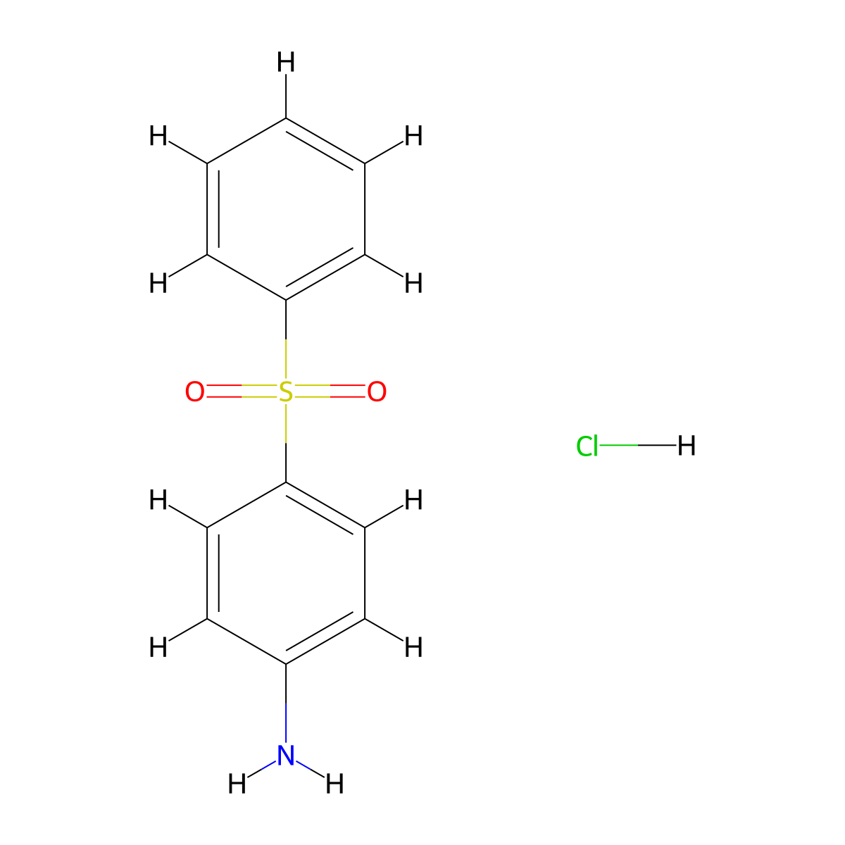 4-Benzenesulfonyl-phenylamine hydrochloride molecular structure, CAS 1185294-60-3