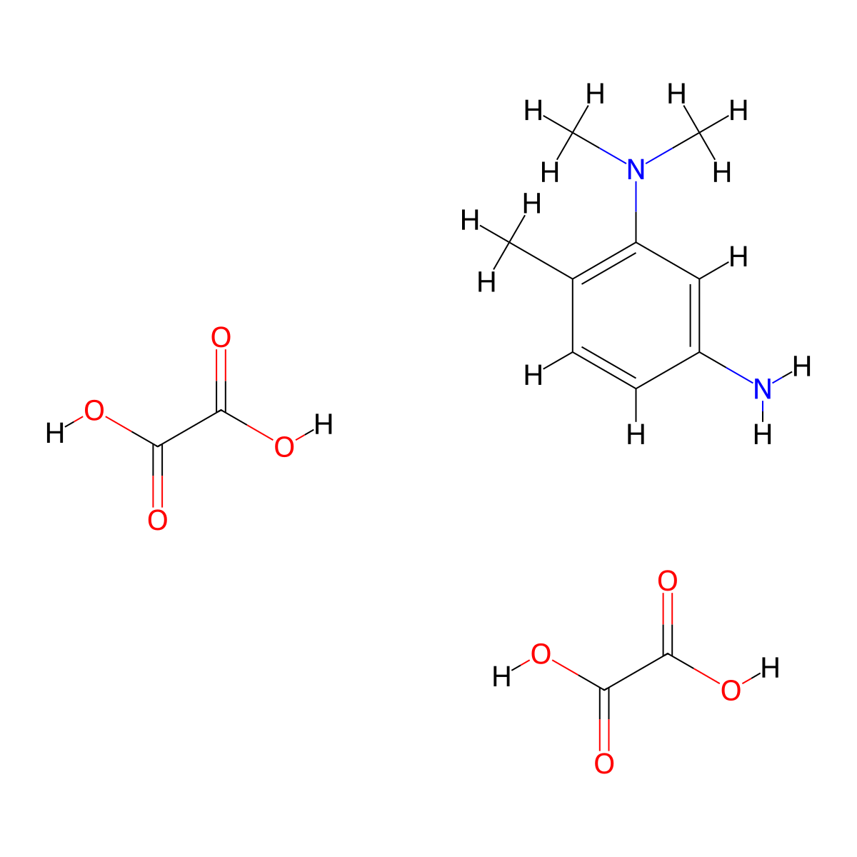 4,N-*3*,N-*3*-Trimethyl-benzene-1,3-diaminedioxalate molecular structure, CAS 1185295-33-3