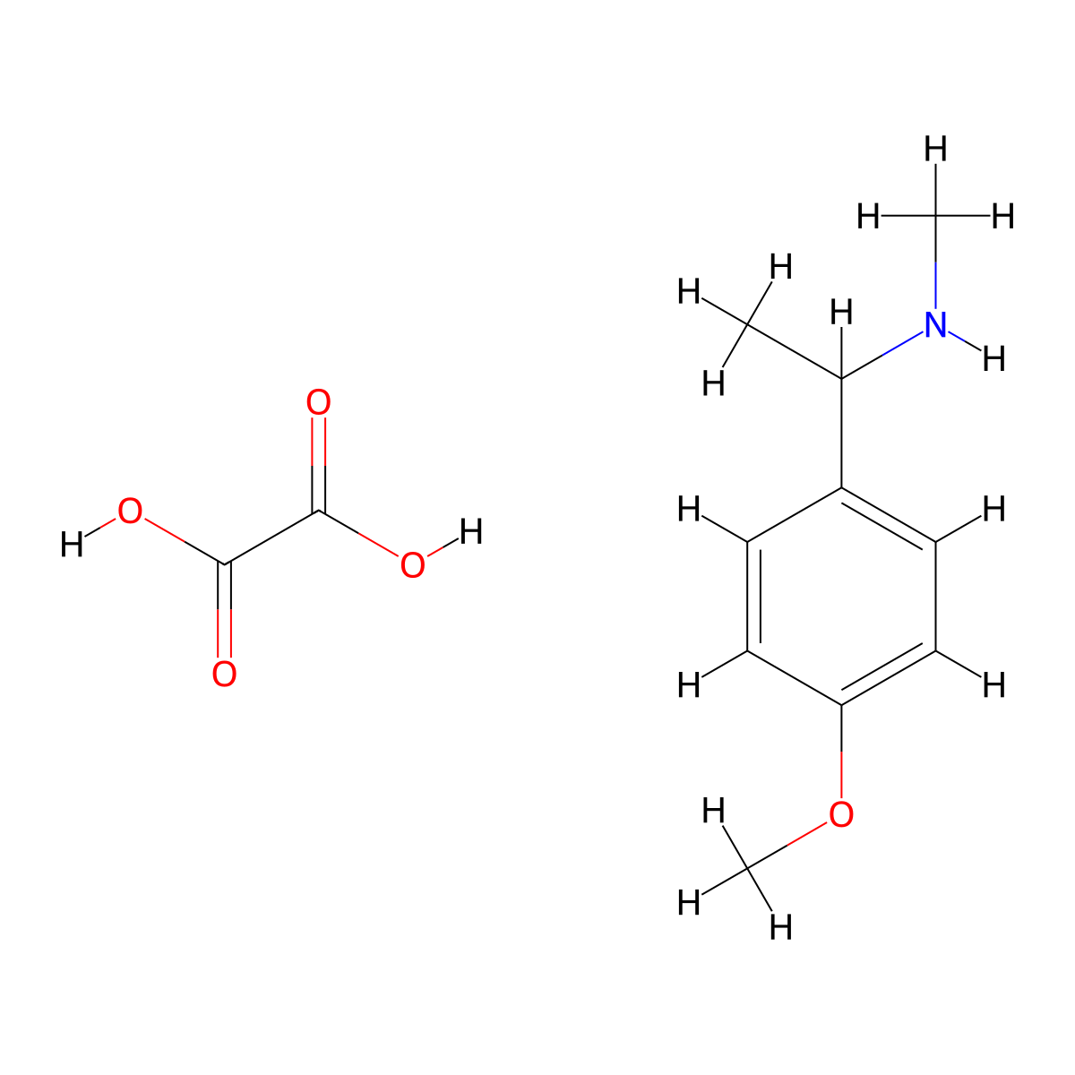[1-(4-Methoxy-phenyl)-ethyl]-methyl-amine oxalate molecular structure, CAS 1185295-56-0