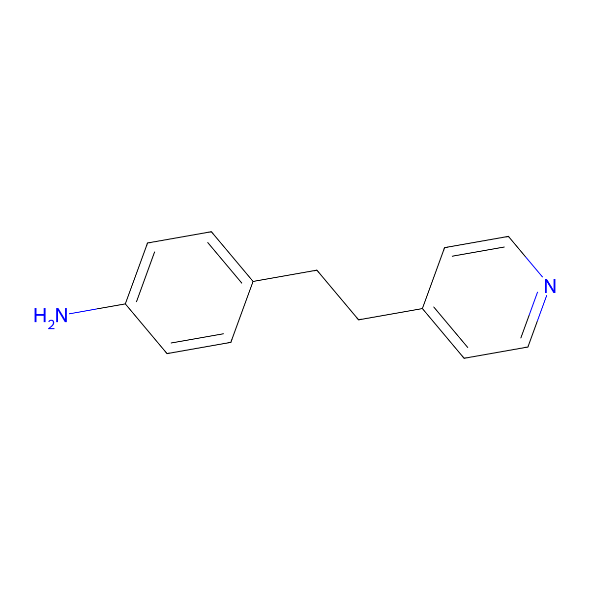 4-[2-(Pyridin-4-yl)ethyl]aniline molecular structure, CAS 1185296-27-8