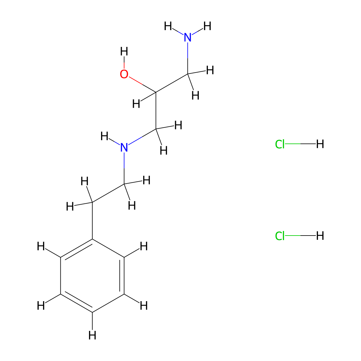 1,3-Diamino-N-(2-phenylethyl)-2-propanoldihydrochloride molecular structure, CAS 1185303-24-5