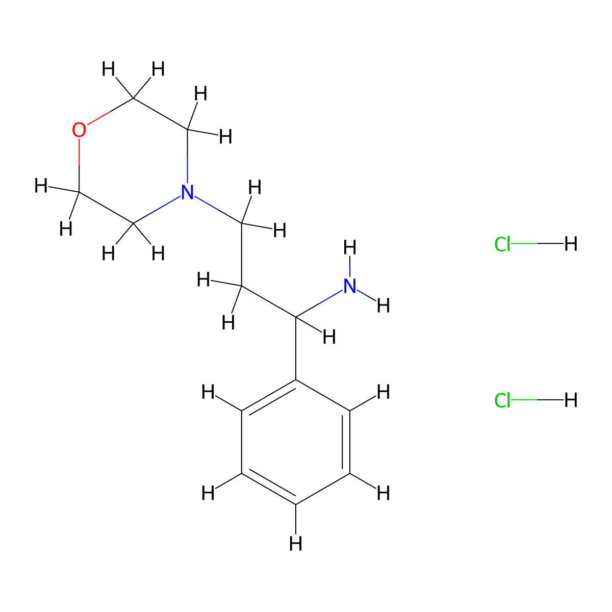 3-(Morpholin-4-yl)-1-phenylpropan-1-amine dihydrochloride molecular structure, CAS 1185304-25-9