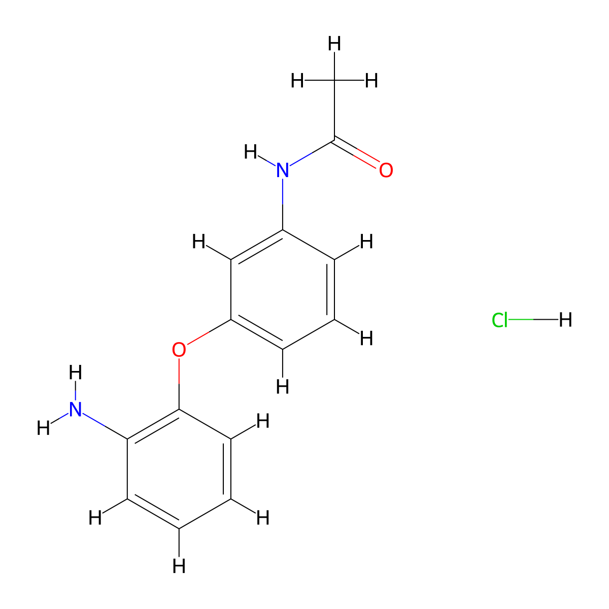 N-[3-(2-Aminophenoxy)phenyl]acetamide hydrochloride molecular structure, CAS 1185304-44-2