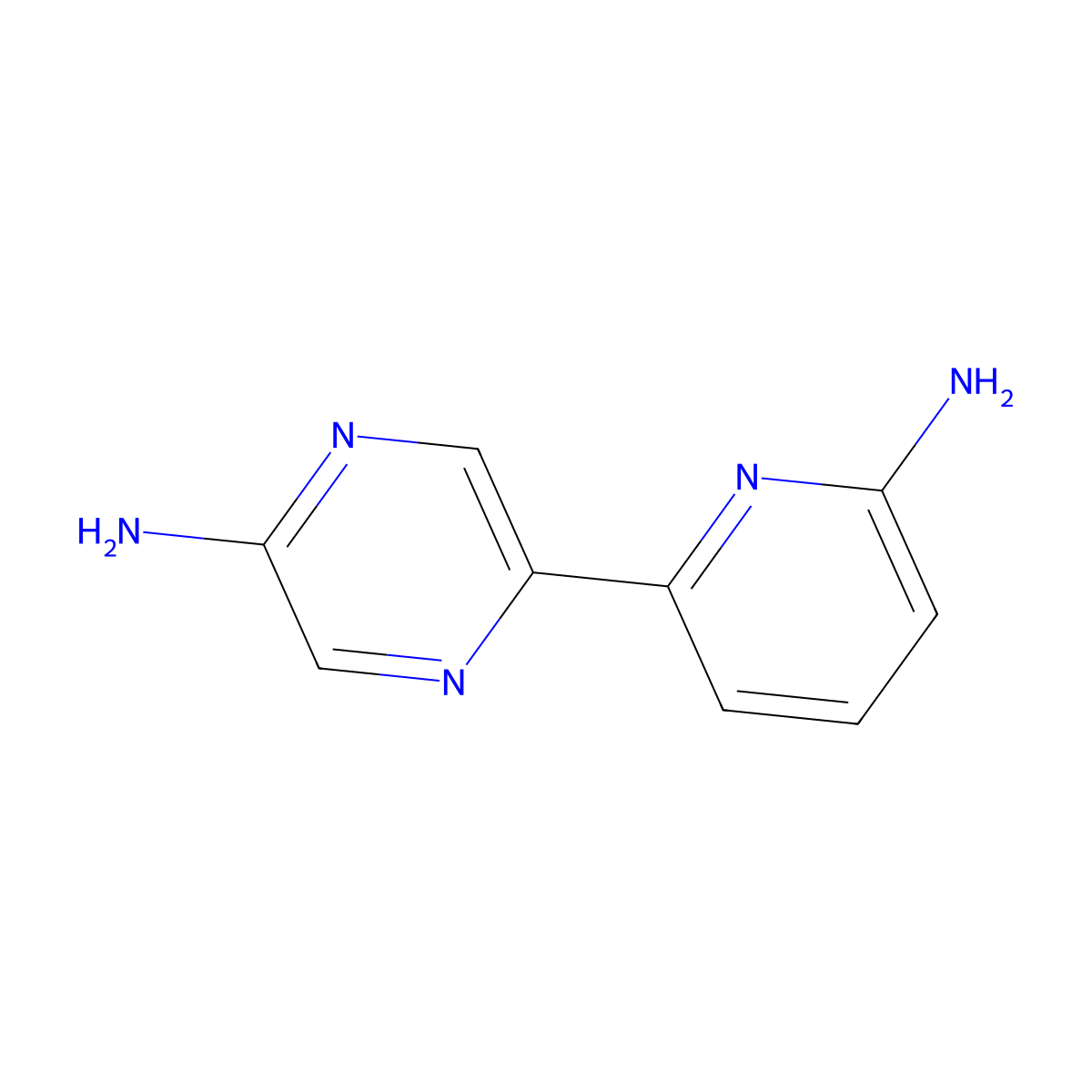 5,6'-Diamino-2-(2'-pyridyl)pyrazine molecular structure, CAS 1185306-36-8