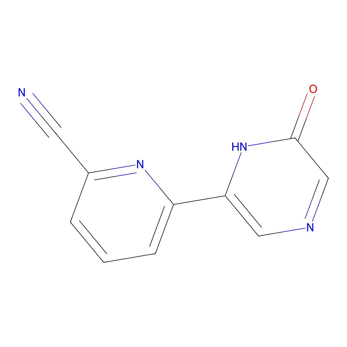 6-Hydroxy-2-(6'-cyano-2'-pyridyl)pyrazine molecular structure, CAS 1185309-14-1