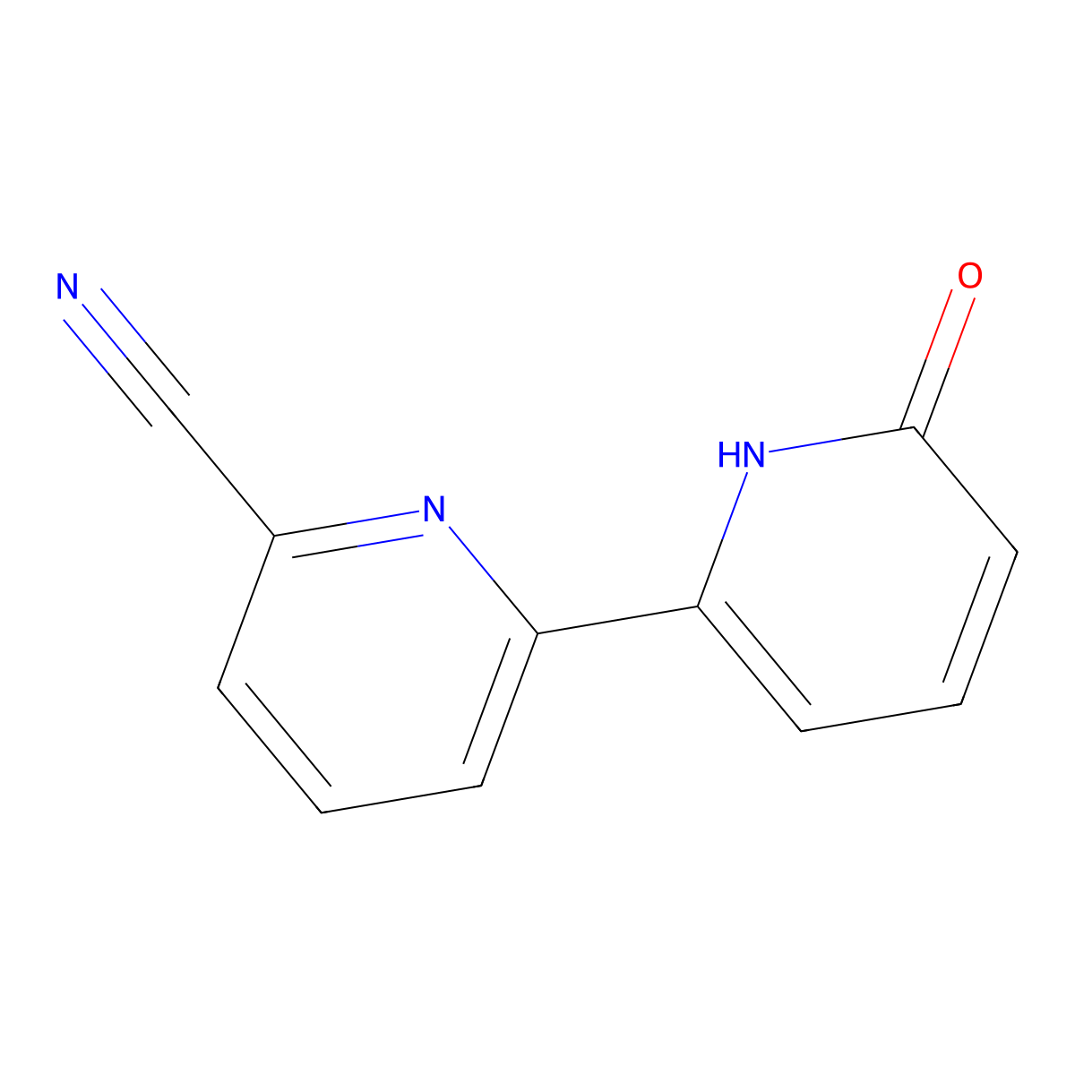 6-Hydroxy-6'-cyano-2,2'-bipyridine molecular structure, CAS 1185313-42-1