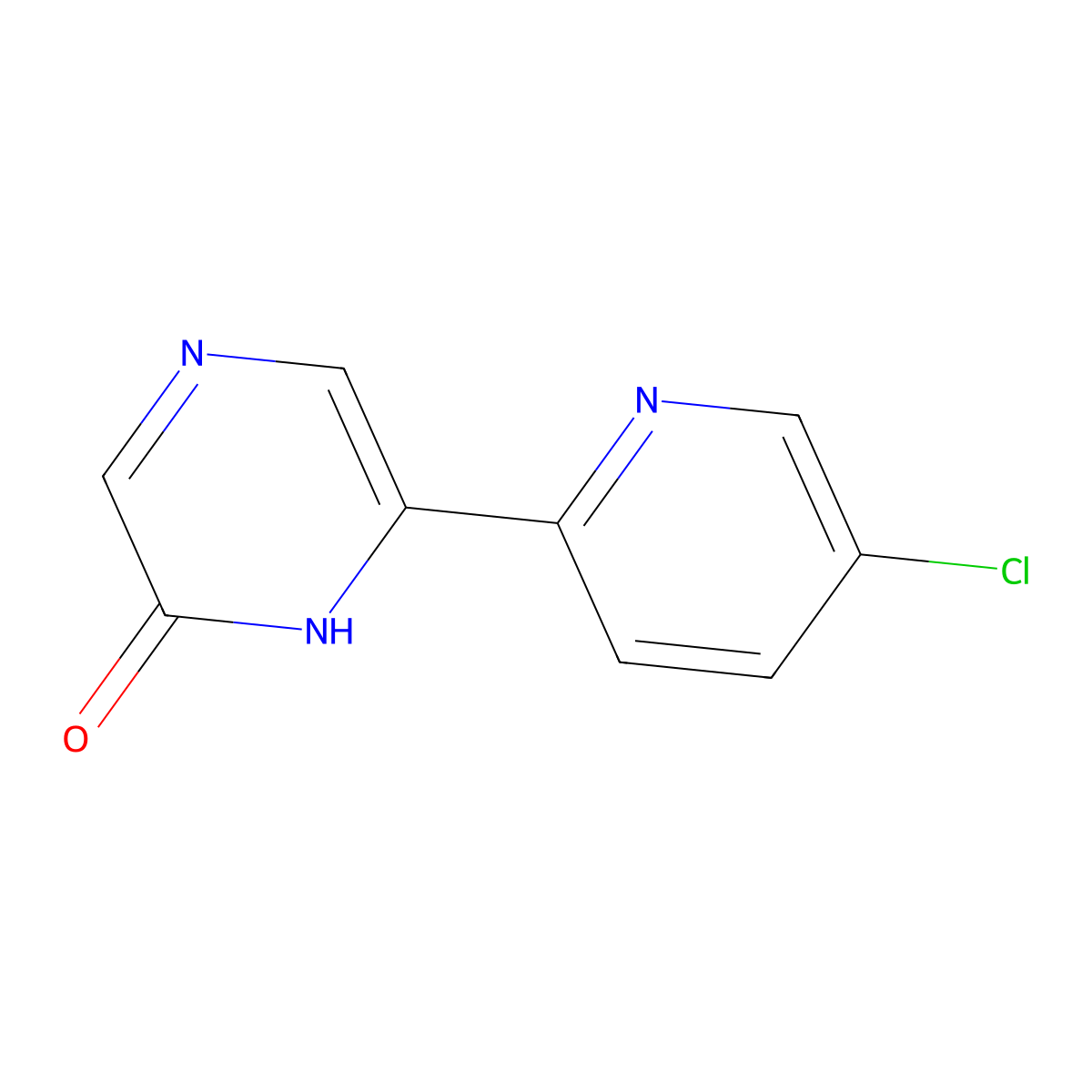 5-Chloro-2-(6'-hydroxy-2'-pyrazinyl)pyridine molecular structure, CAS 1185314-91-3