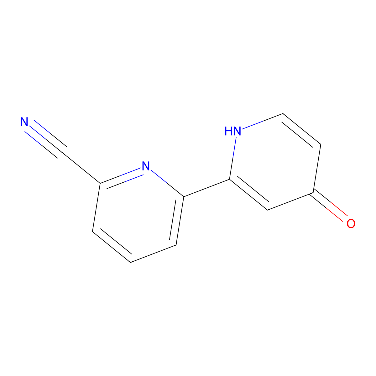 4-Hydroxy-6'-cyano-2,2'-bipyridine molecular structure, CAS 1185316-60-2