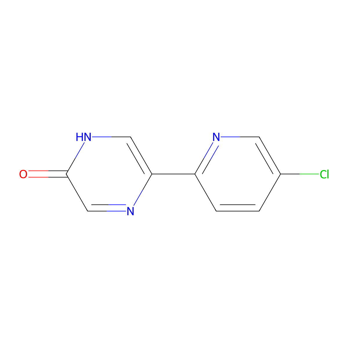 5-(5-Chloro-2-pyridinyl)-2(1H)-pyrazinone molecular structure, CAS 1185317-79-6