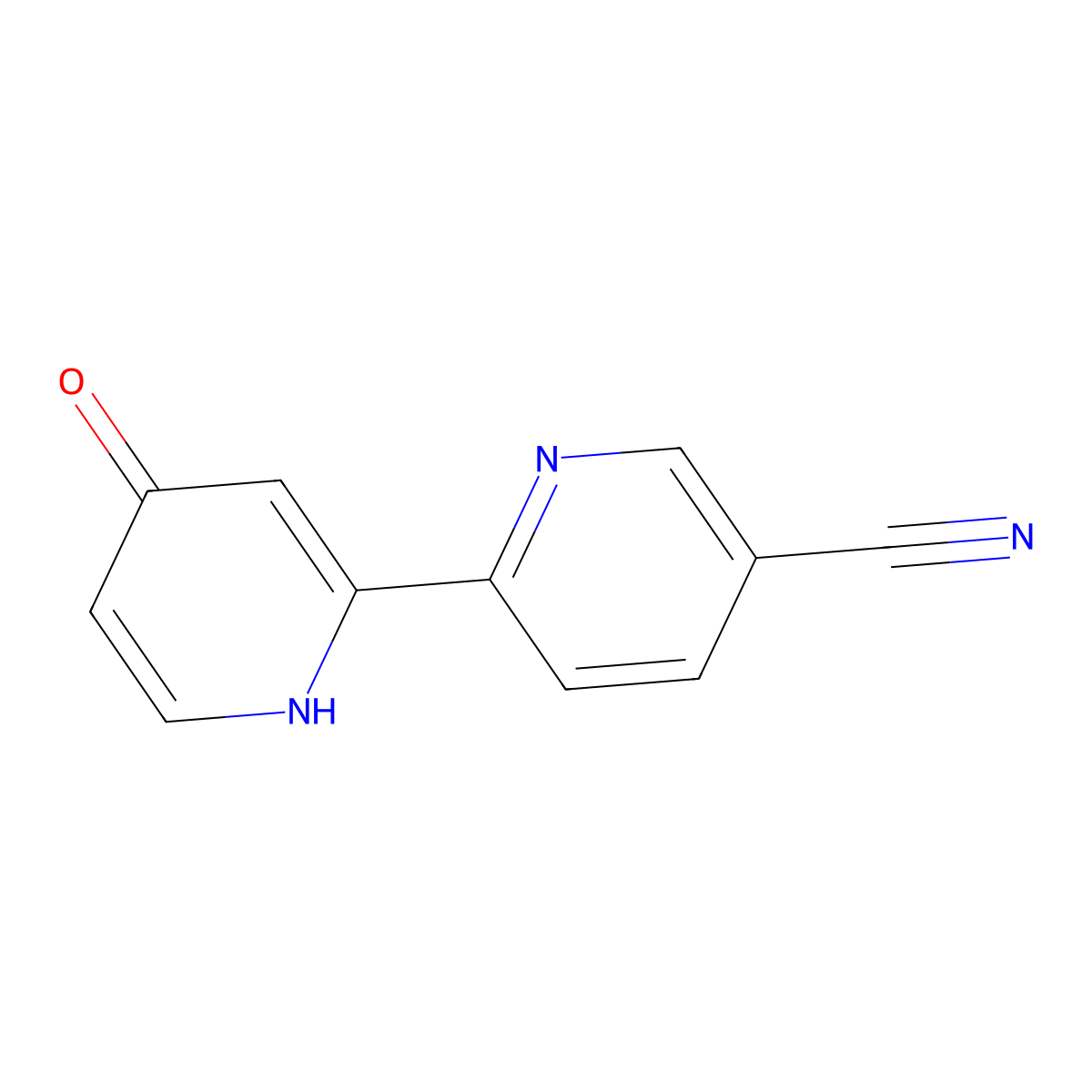 4-Hydroxy-5'-cyano-2,2'-bipyridine molecular structure, CAS 1185318-43-7