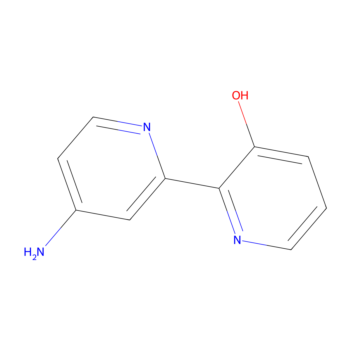 4-Amino-3'-hydroxy-2,2'-bipyridine molecular structure, CAS 1185318-84-6