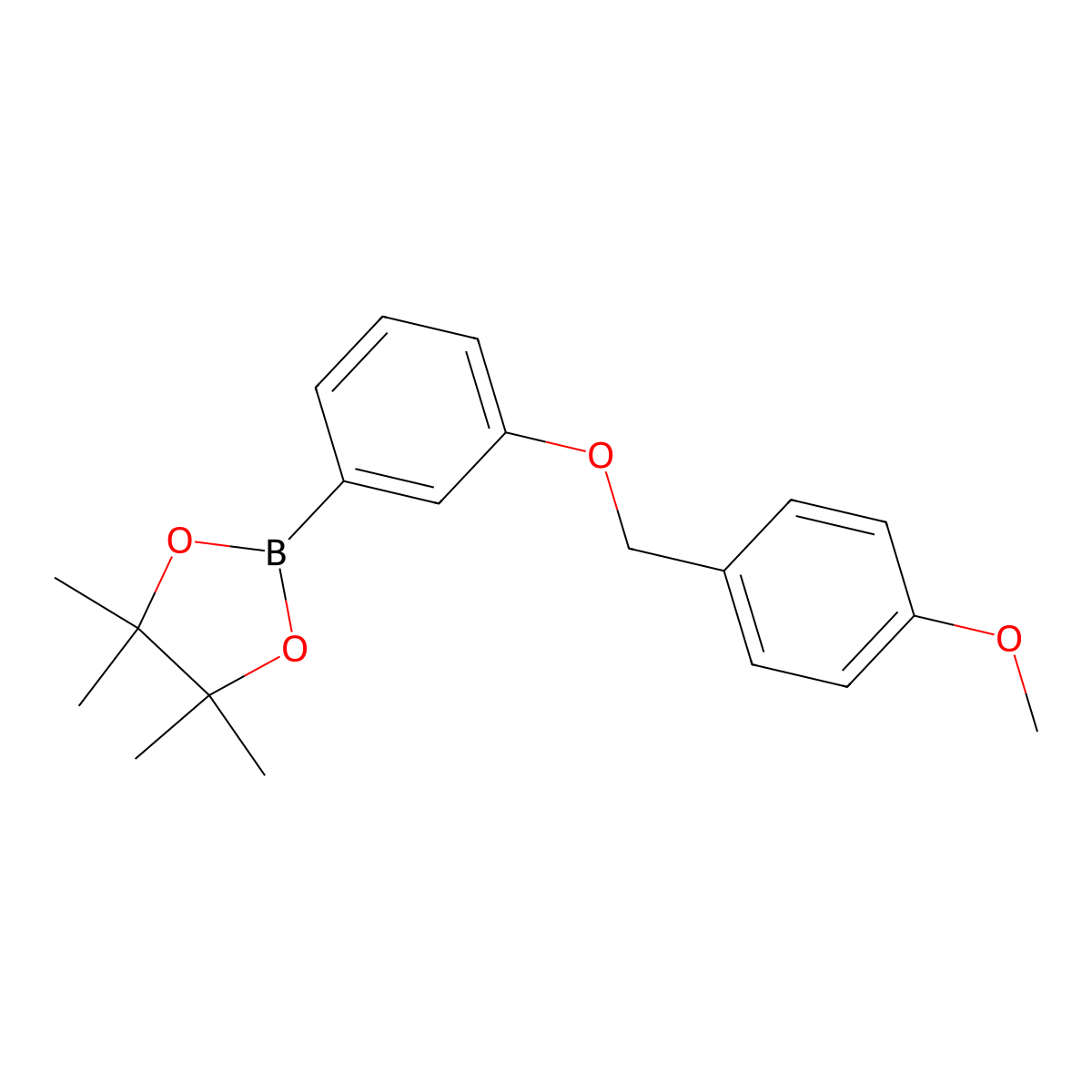 2-(3-((4-Methoxybenzyl)oxy)phenyl)-4,4,5,5-tetramethyl-1,3,2-dioxaborolane molecular structure, CAS 1185428-46-9