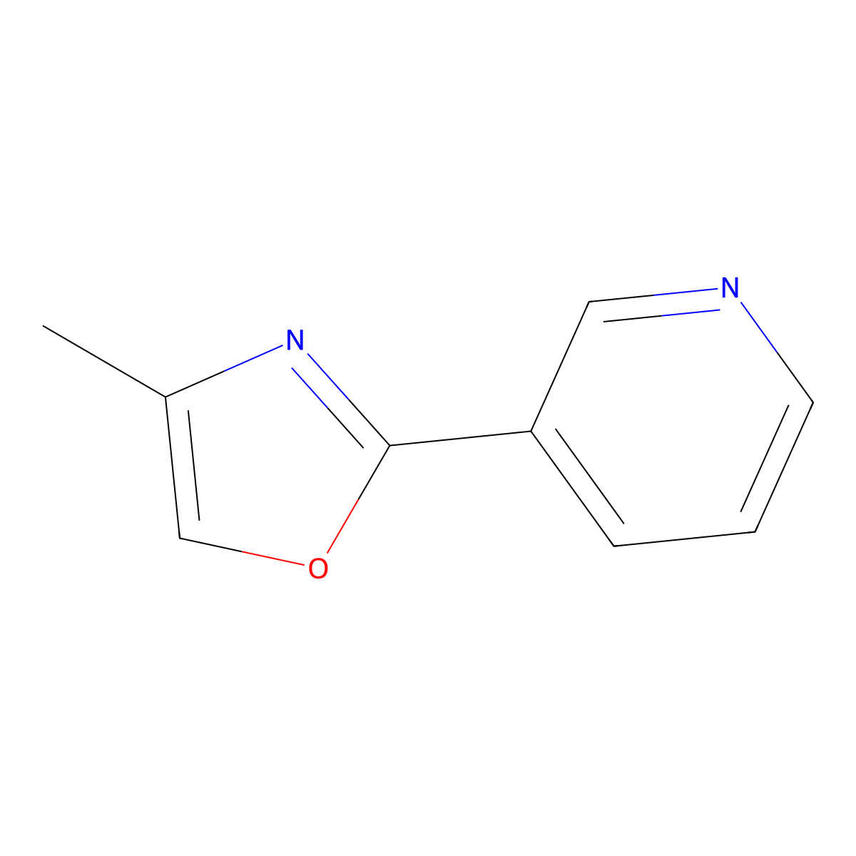 3-(4-Methyloxazol-2-yl)-pyridine molecular structure, CAS 118559-26-5