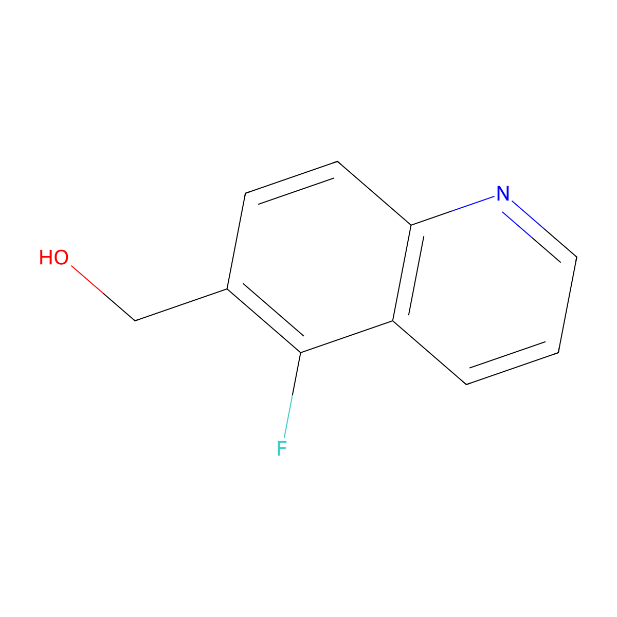 (5-Fluoroquinolin-6-yl)methanol molecular structure, CAS 1185766-98-6
