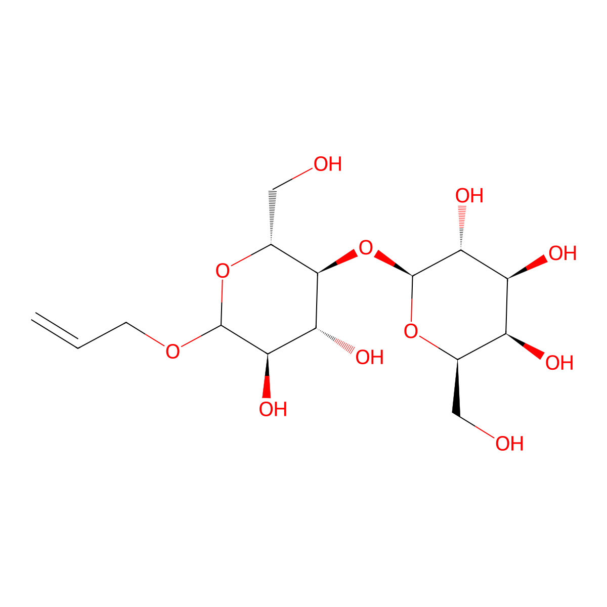 Allyl-D-lactose molecular structure, CAS 1185855-34-8