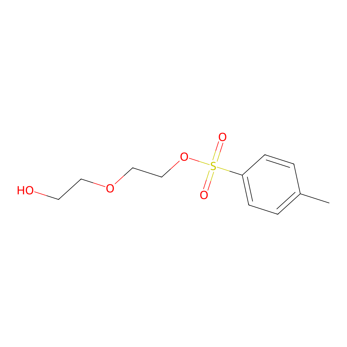 2-(2-Hydroxyethoxy)Ethyl 4-Methylbenzenesulfonate molecular structure, CAS 118591-58-5