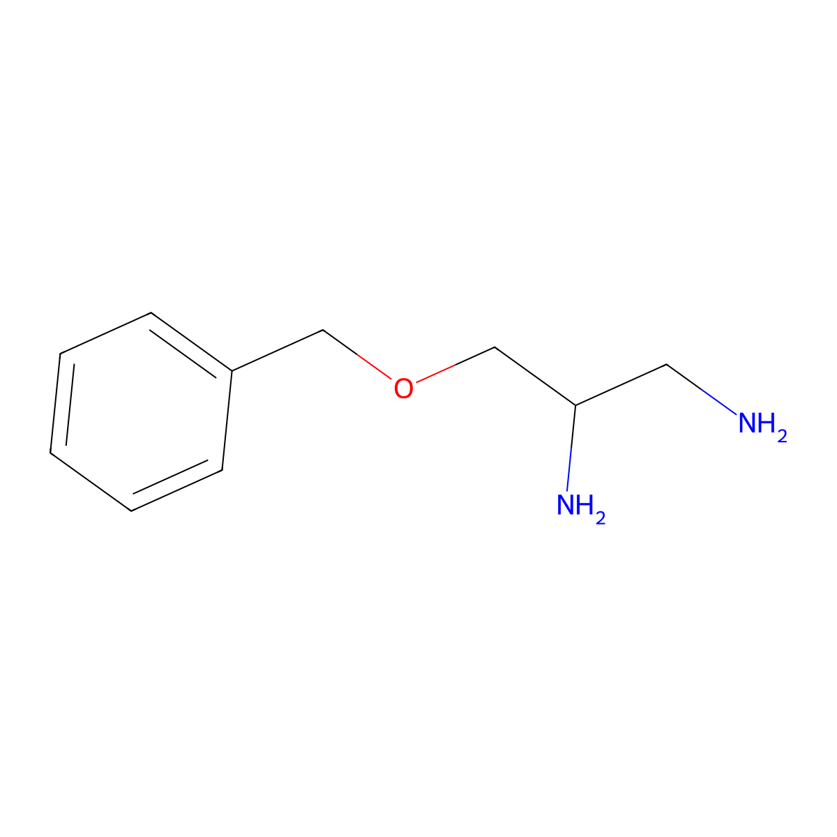 3-(Benzyloxy)propane-1,2-diamine molecular structure, CAS 118599-73-8
