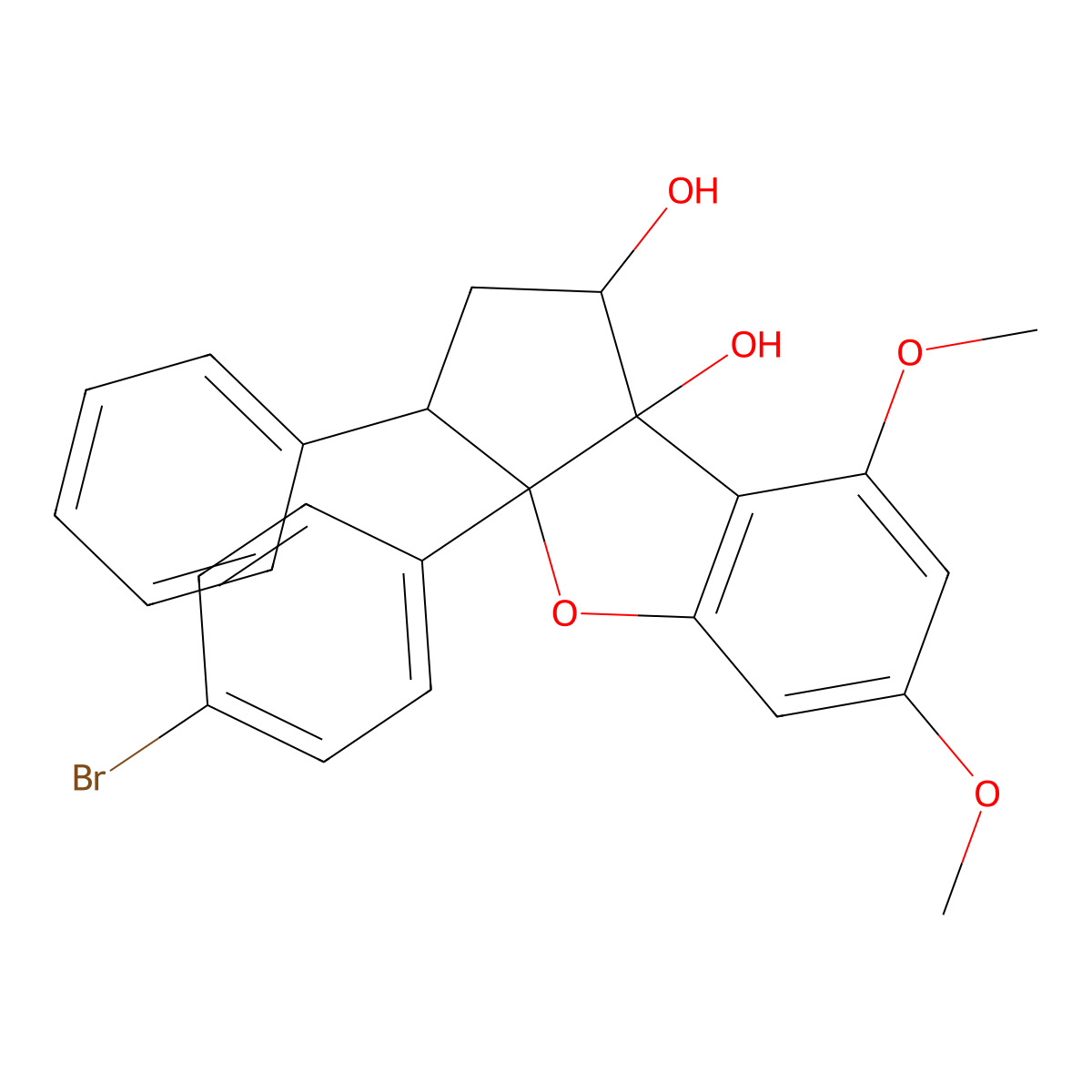 FL3 (flavagline) molecular structure, CAS 1186012-80-5