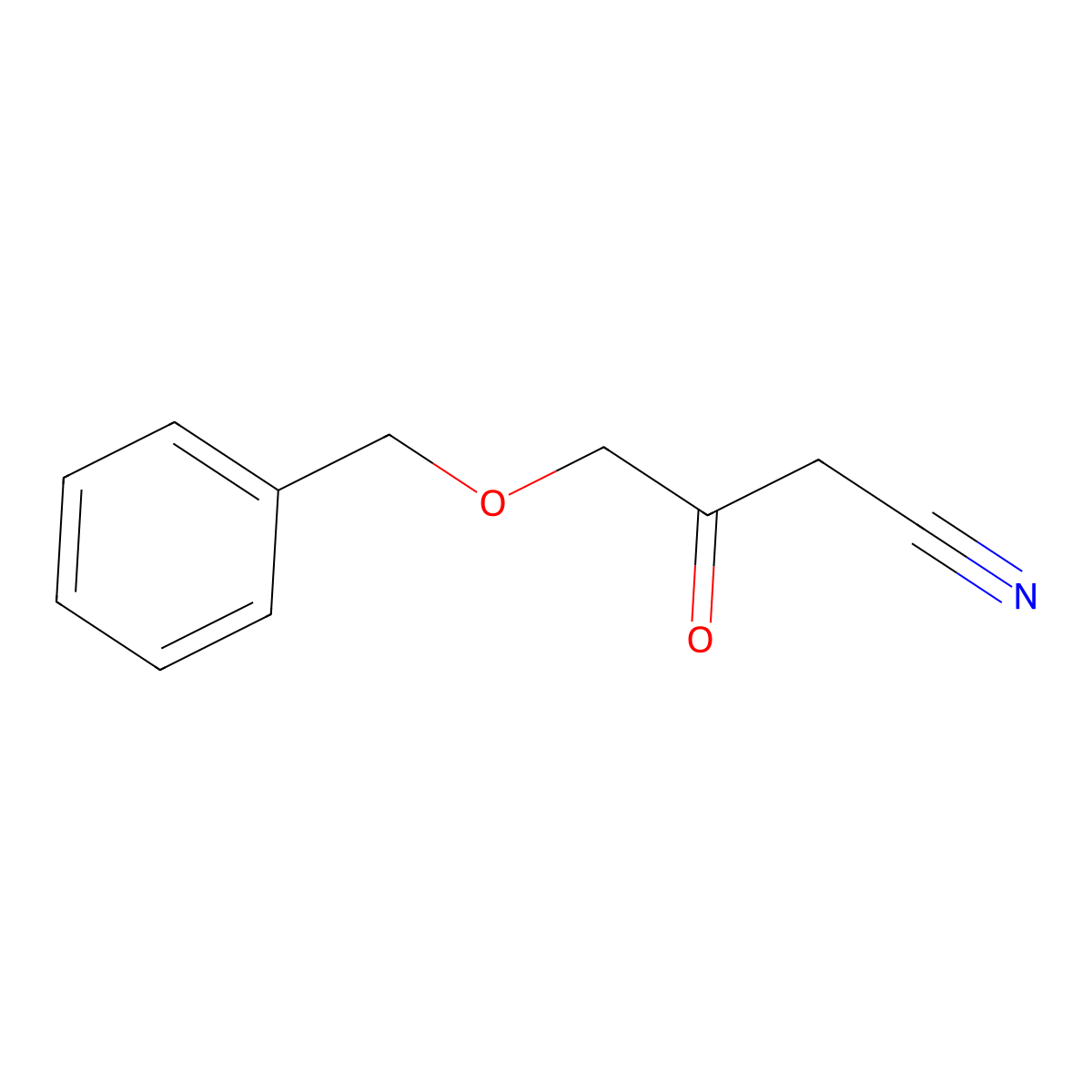 4-(Benzyloxy)-3-oxobutanenitrile molecular structure, CAS 118602-96-3