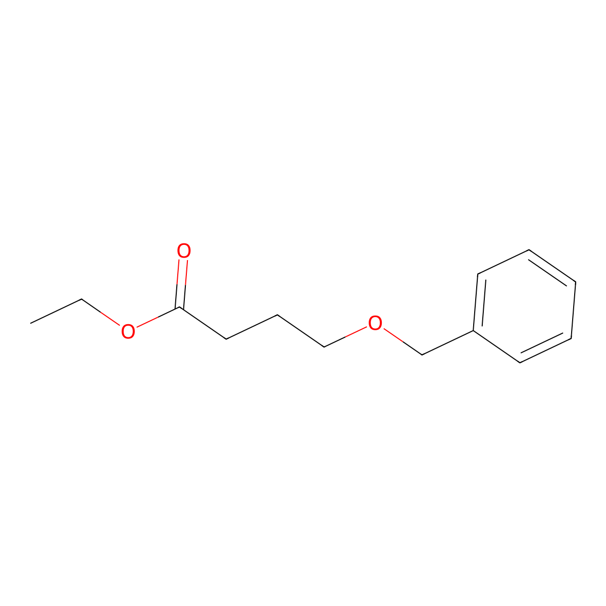 Ethyl 4-(phenylmethoxy)butanoate molecular structure, CAS 118602-97-4