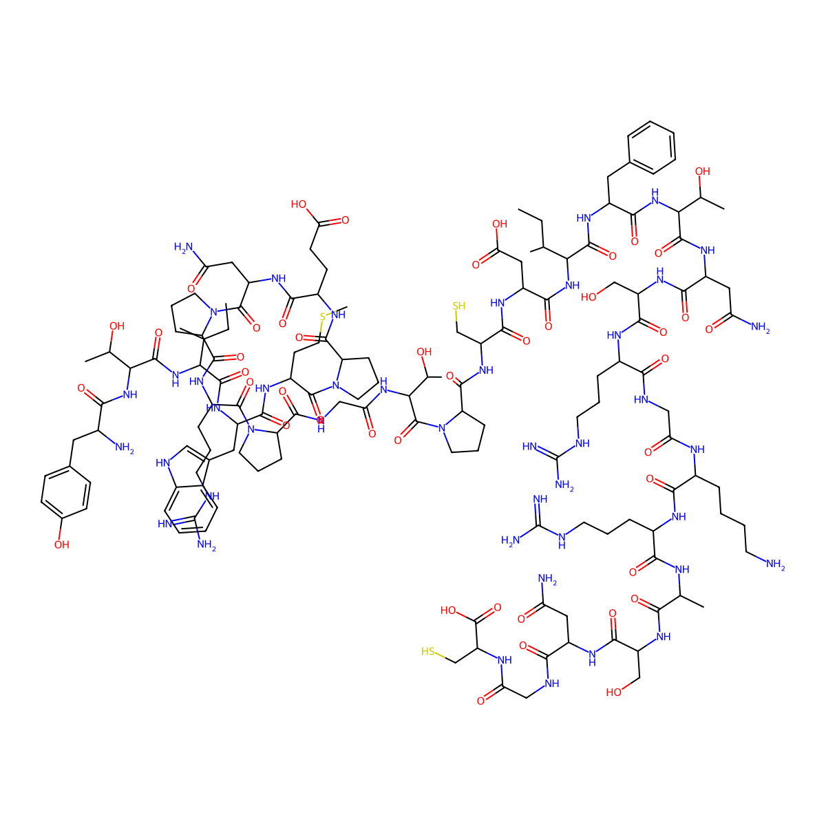RVG-Cys molecular structure, CAS 1186105-01-0