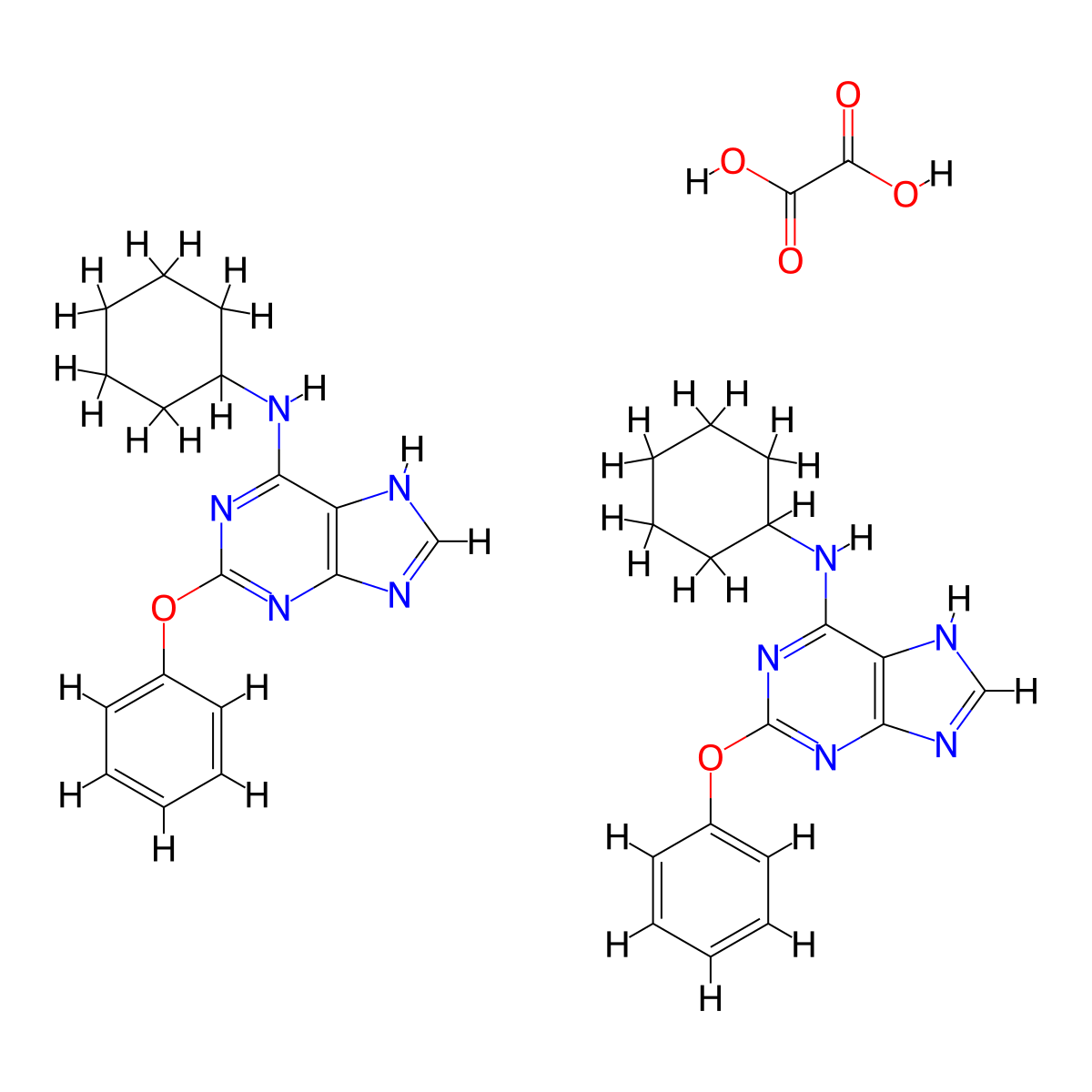 Mrs 3777 hemioxalate molecular structure, CAS 1186195-57-2