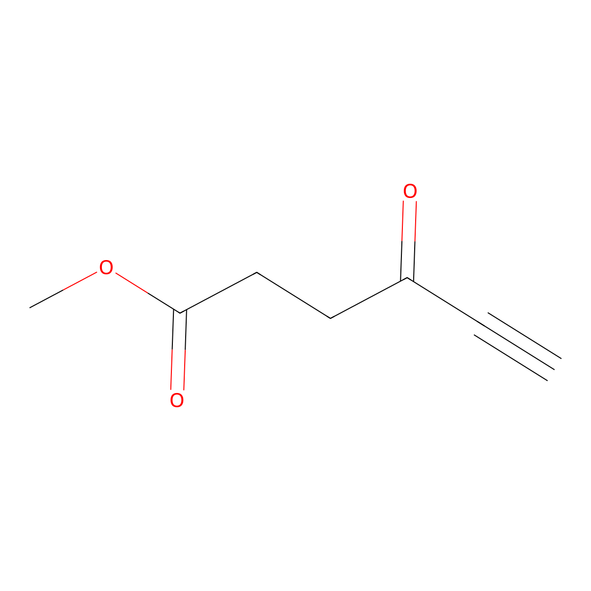 5-Hexynoic acid, 4-oxo-, methyl ester molecular structure, CAS 118622-32-5