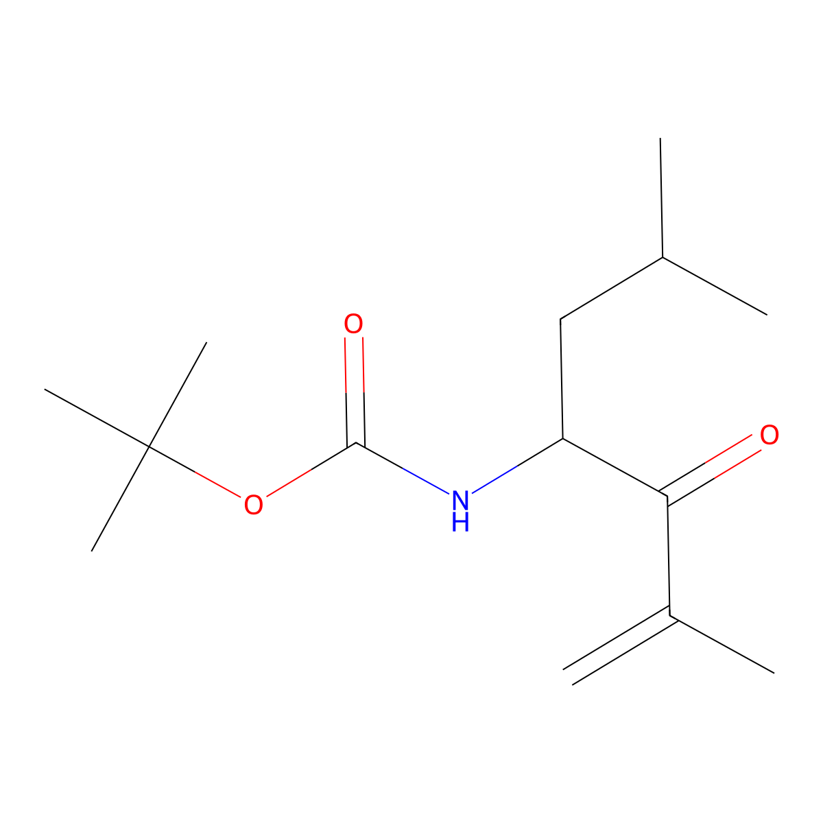 tert-butyl N-(2,6-dimethyl-3-oxohept-1-en-4-yl)carbamate molecular structure, CAS 1186298-17-8