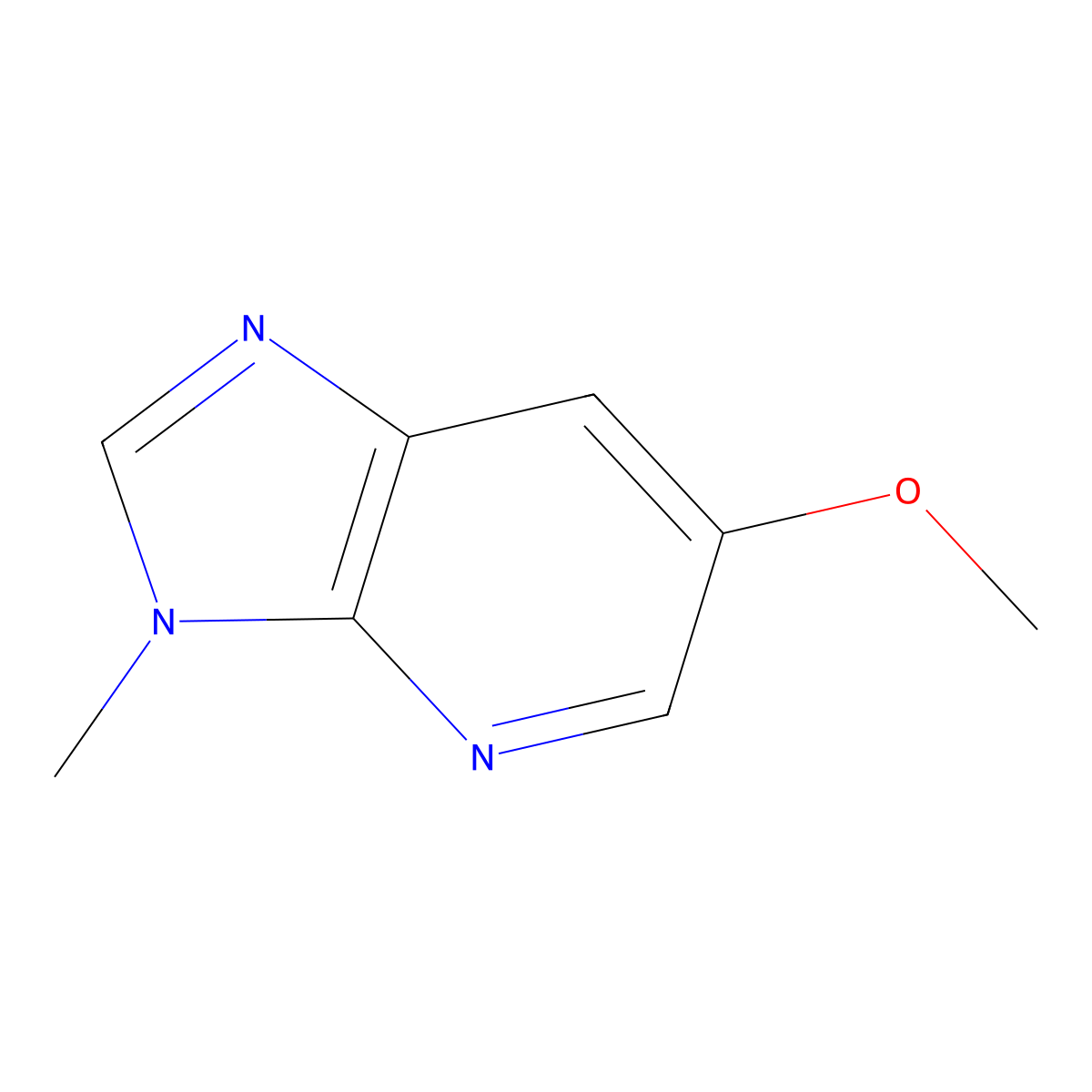 6-Methoxy-3-methyl-3H-imidazo[4,5-b]pyridine molecular structure, CAS 1186311-16-9
