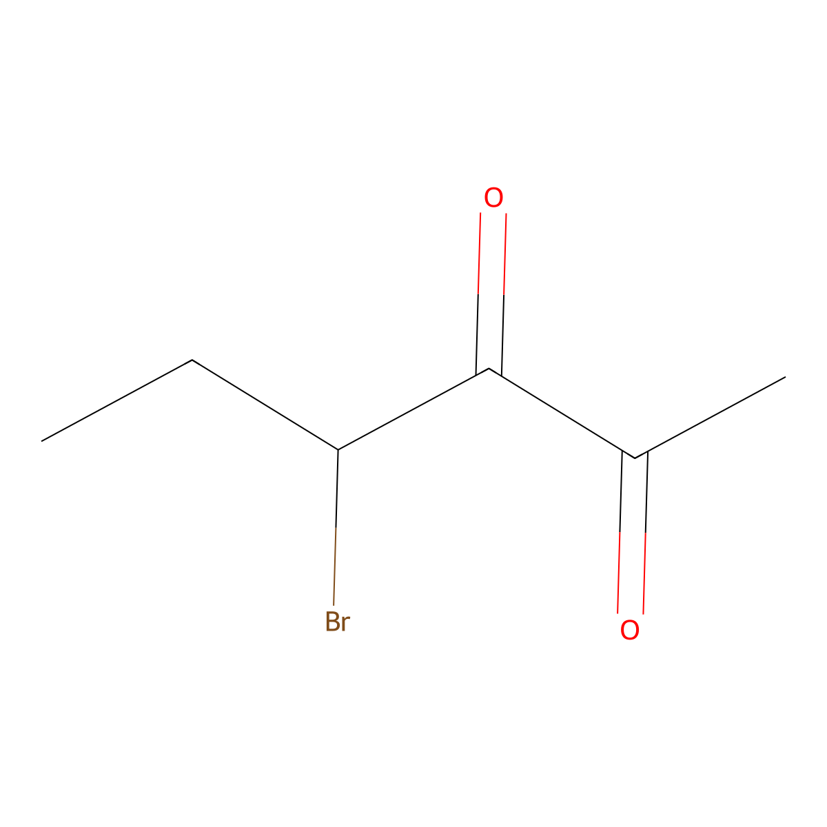 4-Bromohexane-2,3-dione molecular structure, CAS 118634-45-0