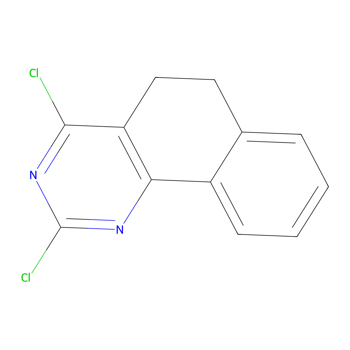 2,4-Dichloro-5,6-dihydrobenzo[h]quinazoline molecular structure, CAS 1186410-71-8