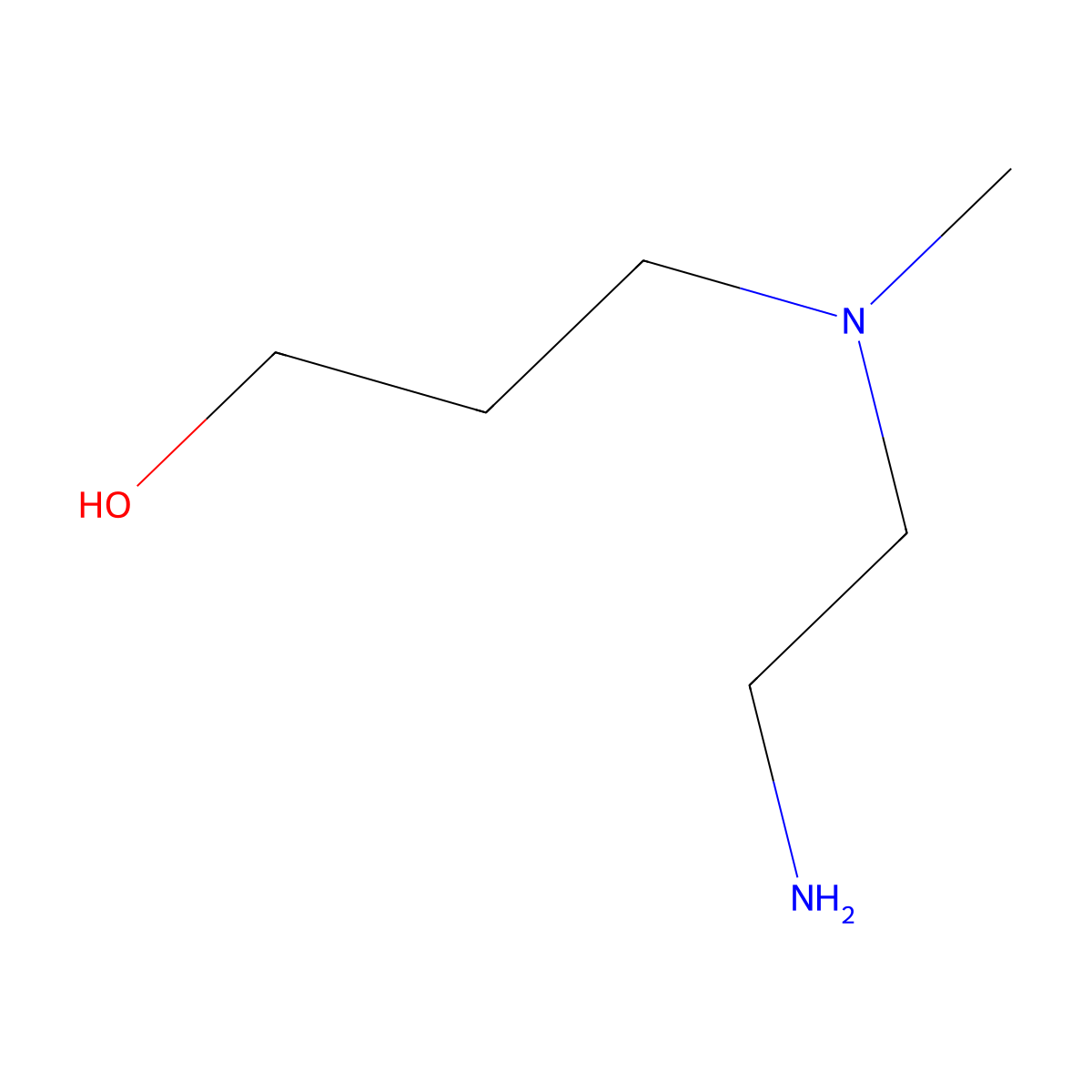 3-[(2-Aminoethyl)(methyl)amino]propan-1-ol molecular structure, CAS 118646-21-2