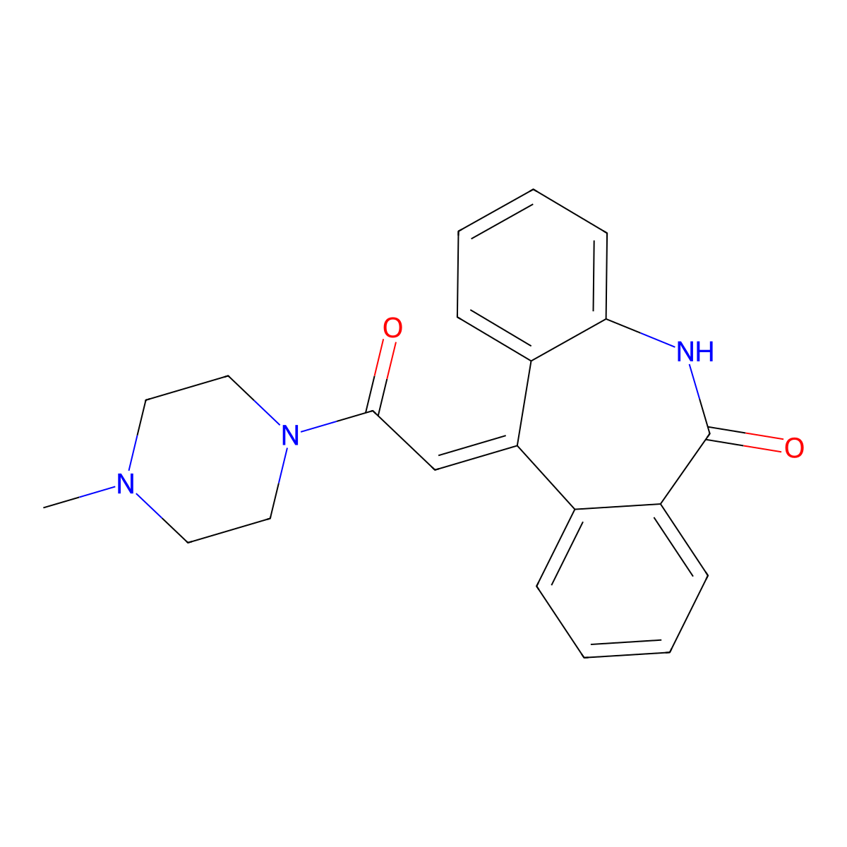 (E,Z)-Darenzepine molecular structure, CAS 118664-84-9