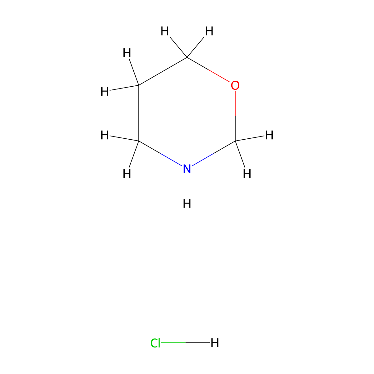 1,3-Oxazinane hydrochloride molecular structure, CAS 1186663-20-6