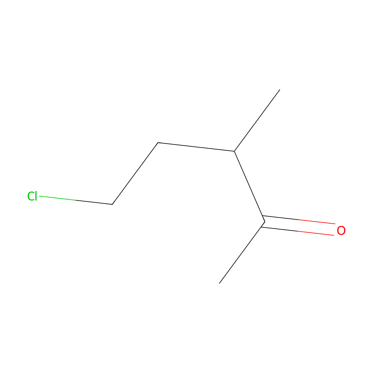 5-Chloro-3-methyl-2-pentanone molecular structure, CAS 1187-81-1