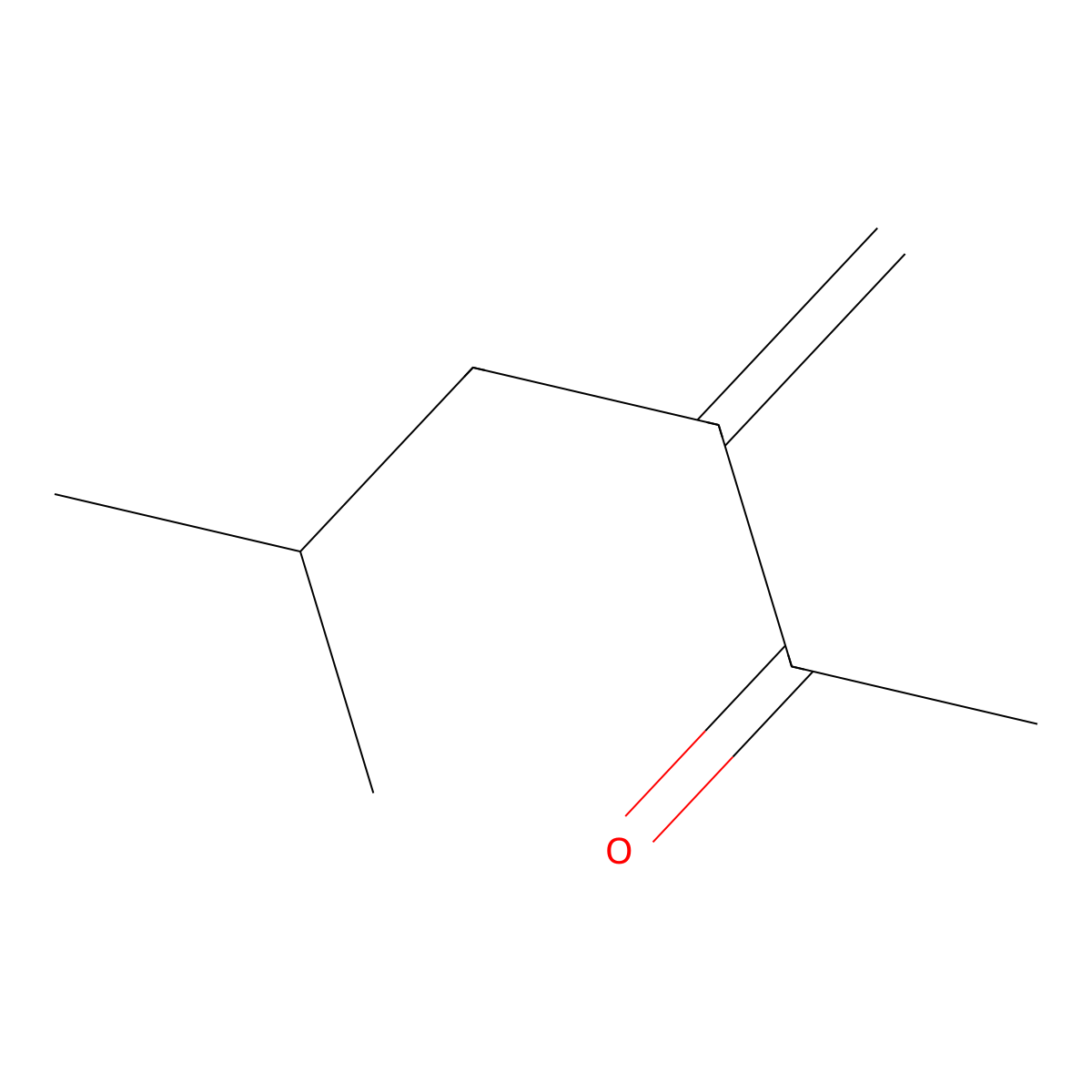 5-Methyl-3-methylene-2-hexanone molecular structure, CAS 1187-87-7