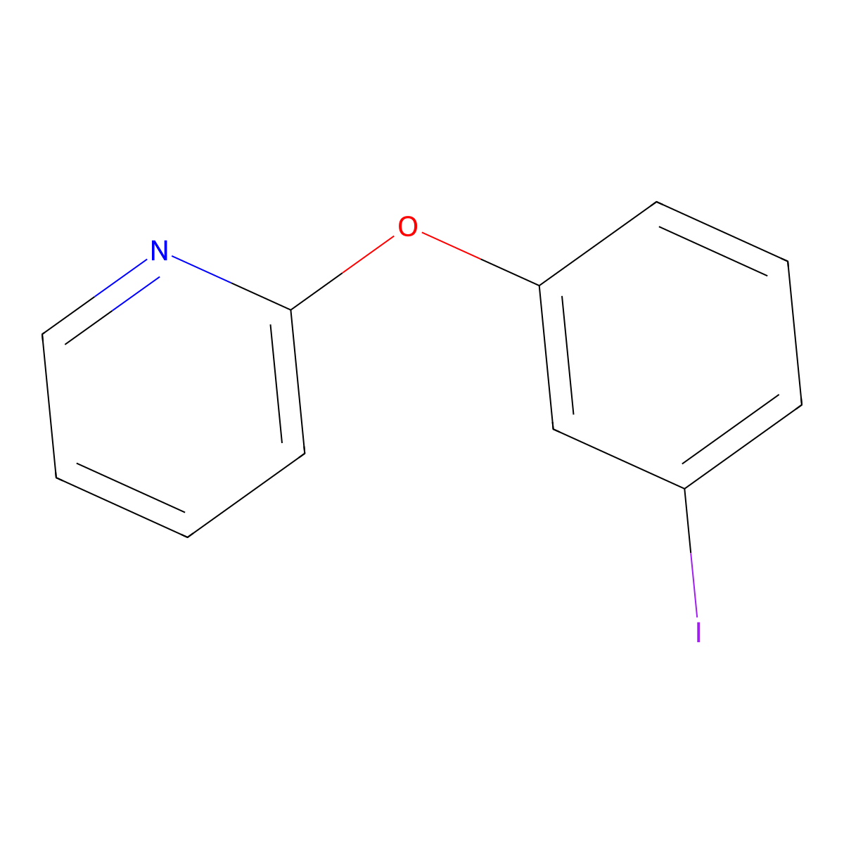 2-(3-Iodophenoxy)pyridine molecular structure, CAS 1187030-86-9
