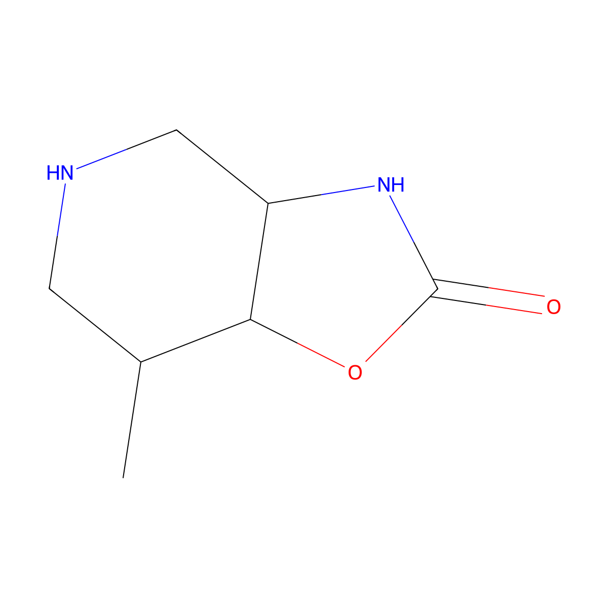 (3aR,7S,7aR)-7-methylhexahydrooxazolo[4,5-c]pyridin-2(3H)-one molecular structure, CAS 1187056-35-4