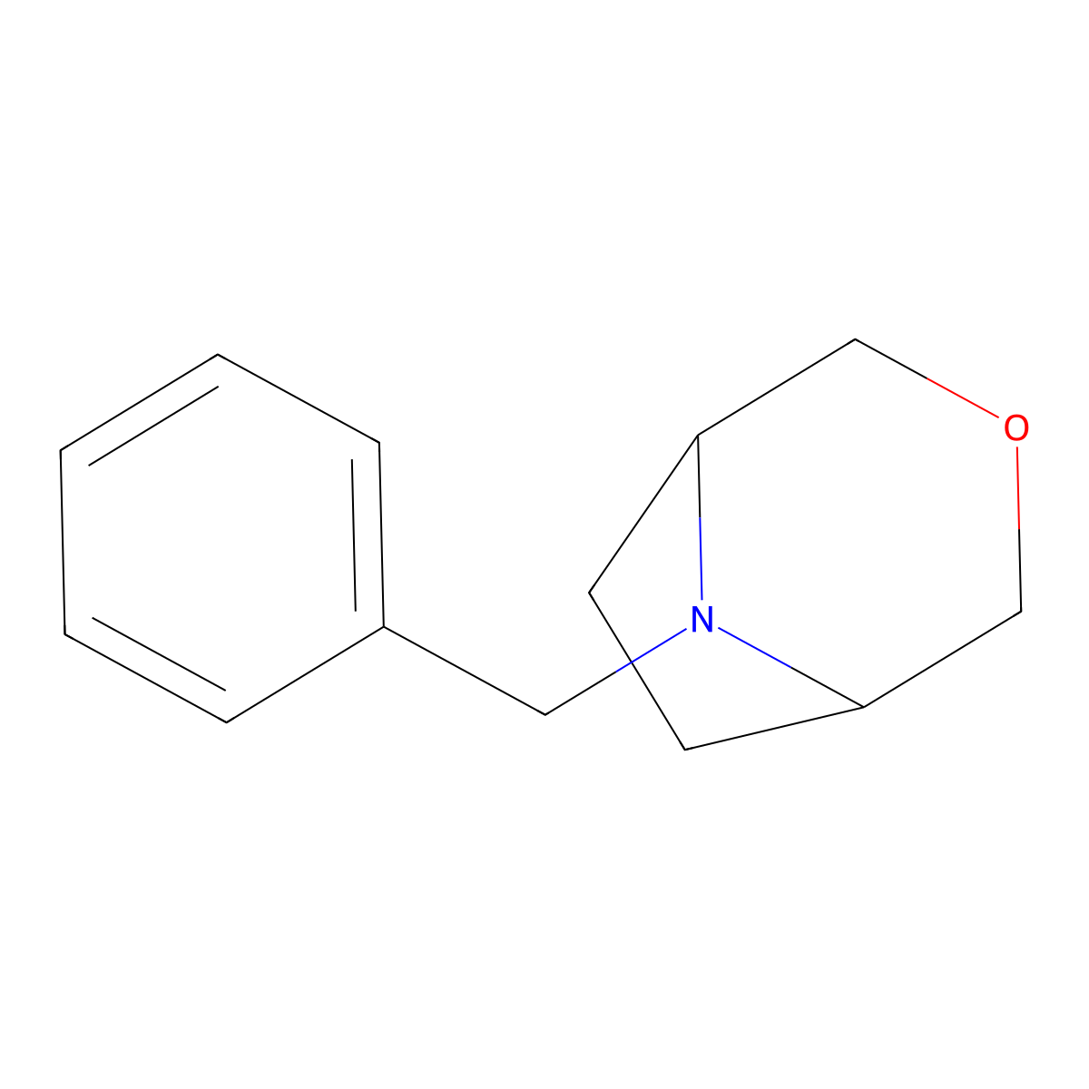8-Benzyl-3-oxa-8-azabicyclo[3.2.1]octane molecular structure, CAS 1187087-20-2