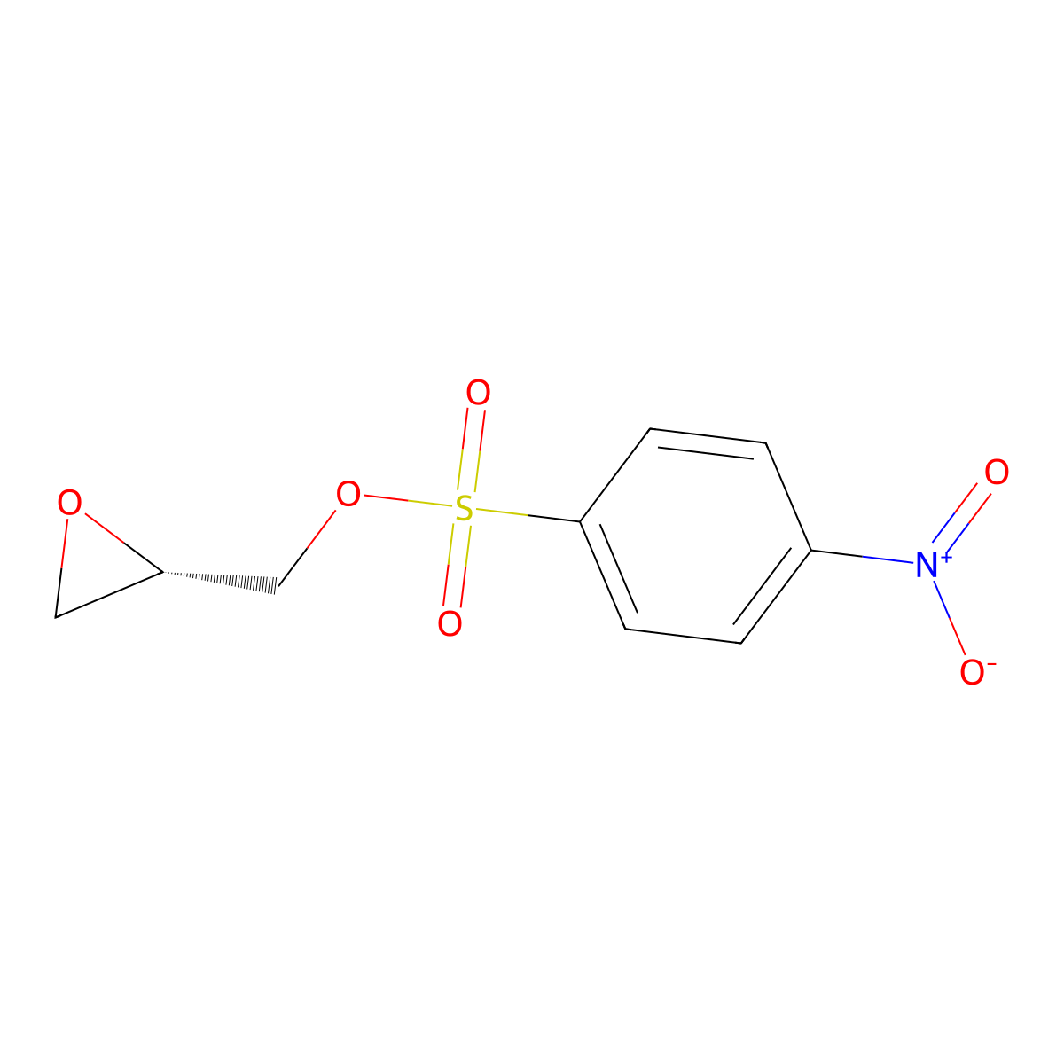 (S)-(+)-Glycidyl-4-nitrobenzoate molecular structure, CAS 118712-60-0