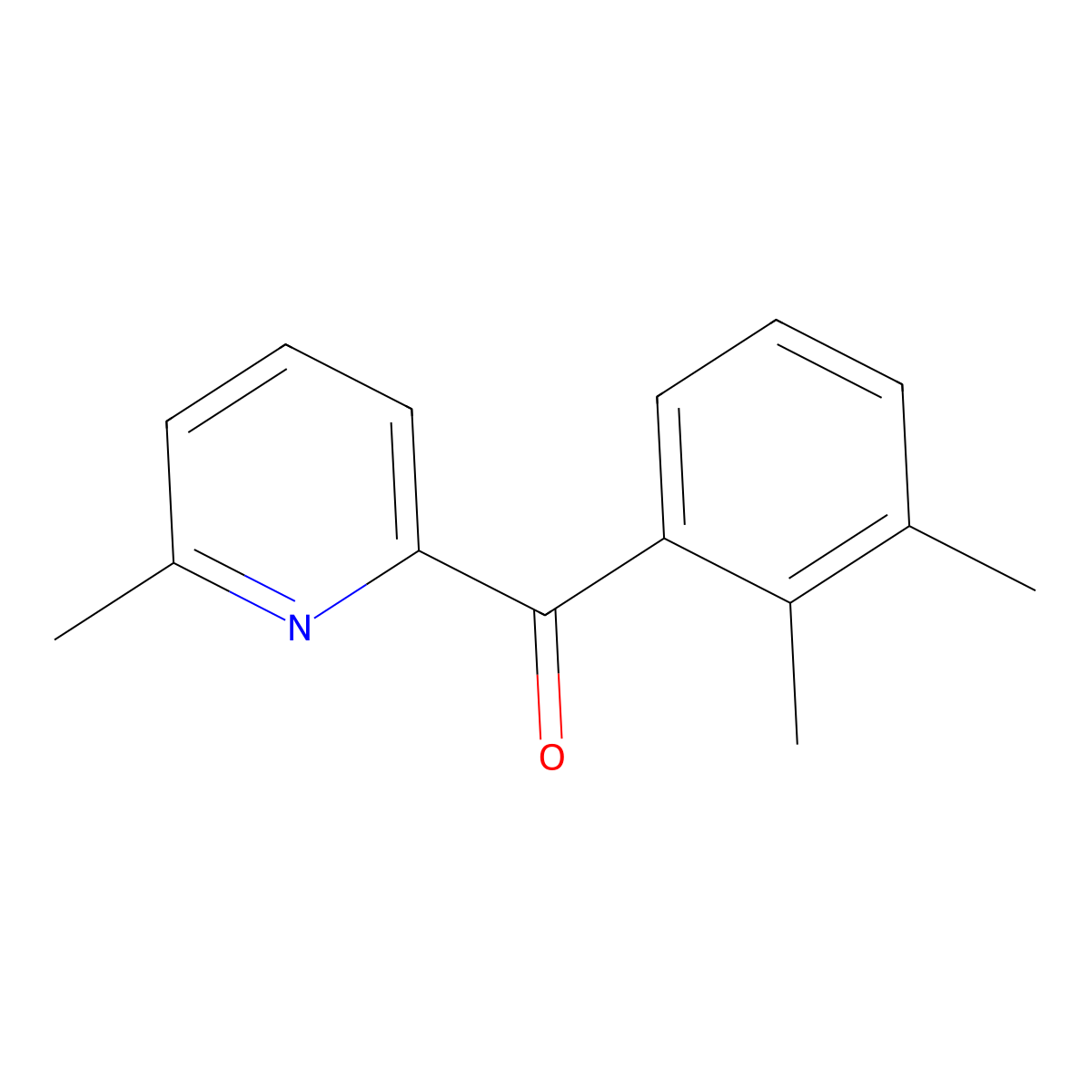 2-(2,3-Dimethylbenzoyl)-6-methylpyridine molecular structure, CAS 1187163-24-1