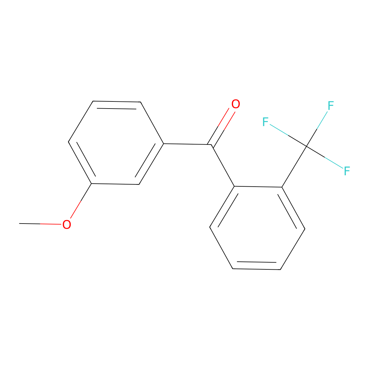 3-Methoxy-2'-trifluoromethylbenzophenone molecular structure, CAS 1187163-72-9