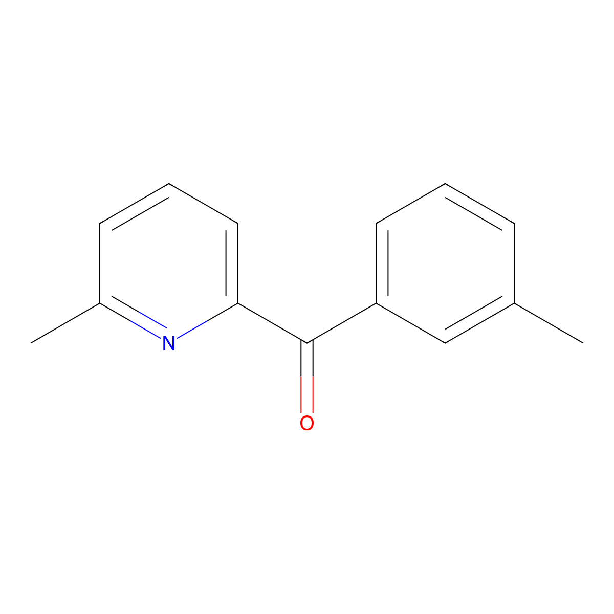 2-Methyl-6-(3-methylbenzoyl)pyridine molecular structure, CAS 1187163-76-3