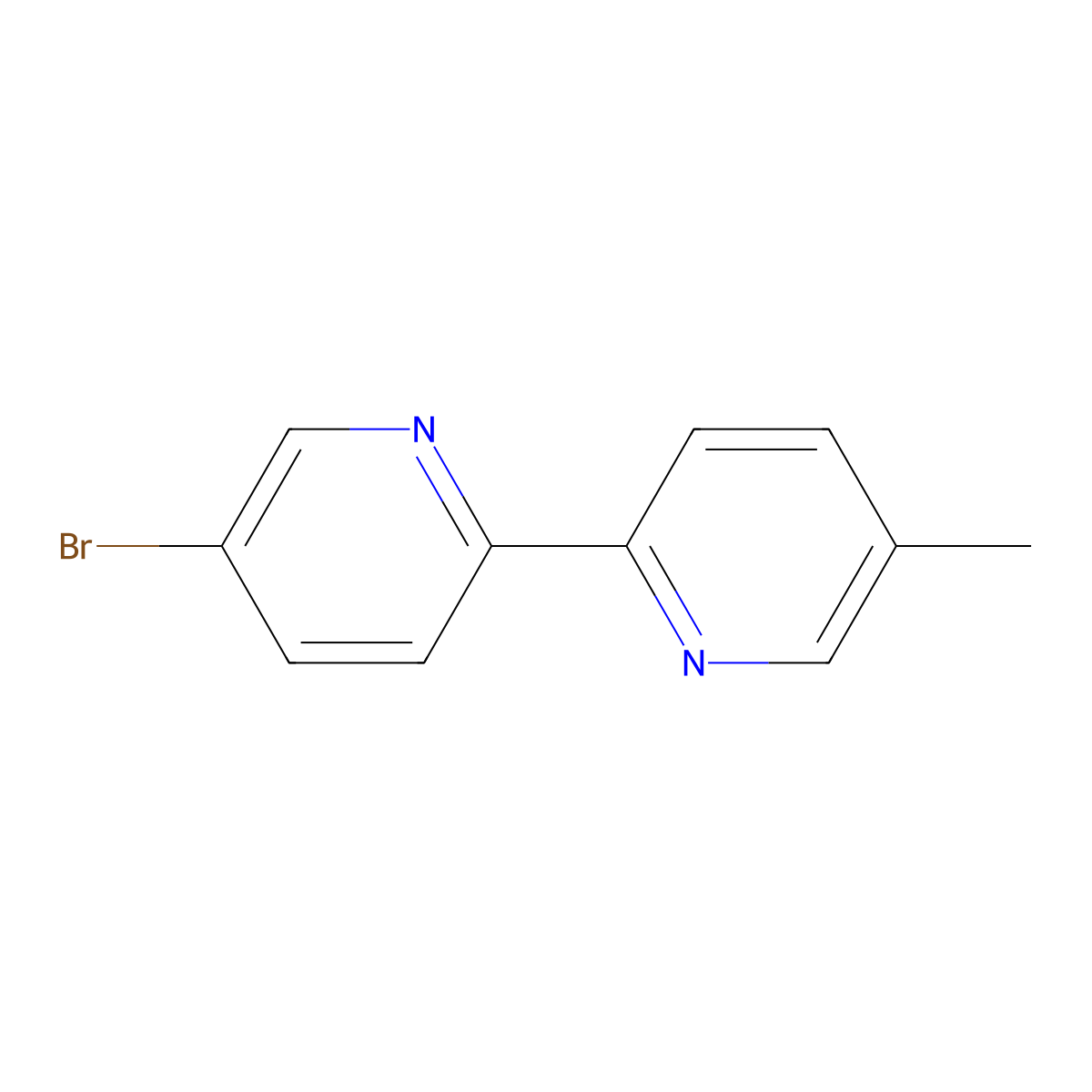 5'-Bromo-5-methyl-[2,2']bipyridinyl molecular structure, CAS 1187163-83-2